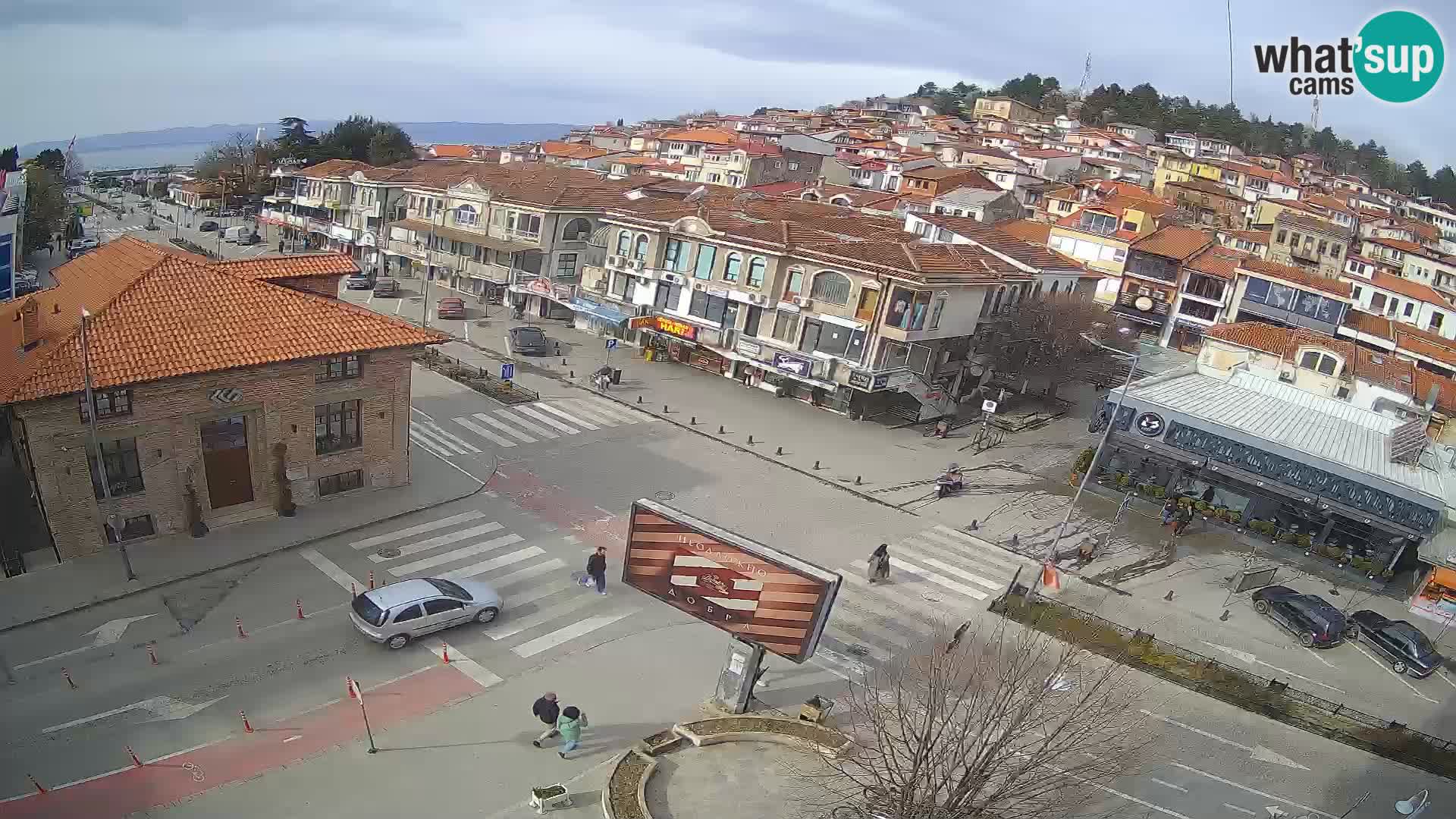 Webcam Ohrid old town and center