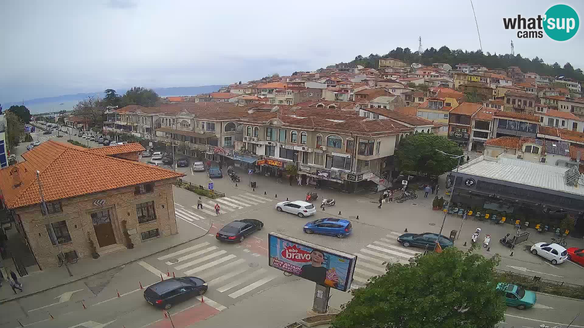 Webcam Ohrid old town and center
