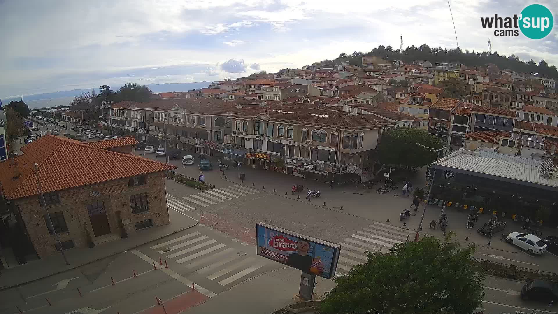 Webcam de la vieille ville et du centre d’Ohrid