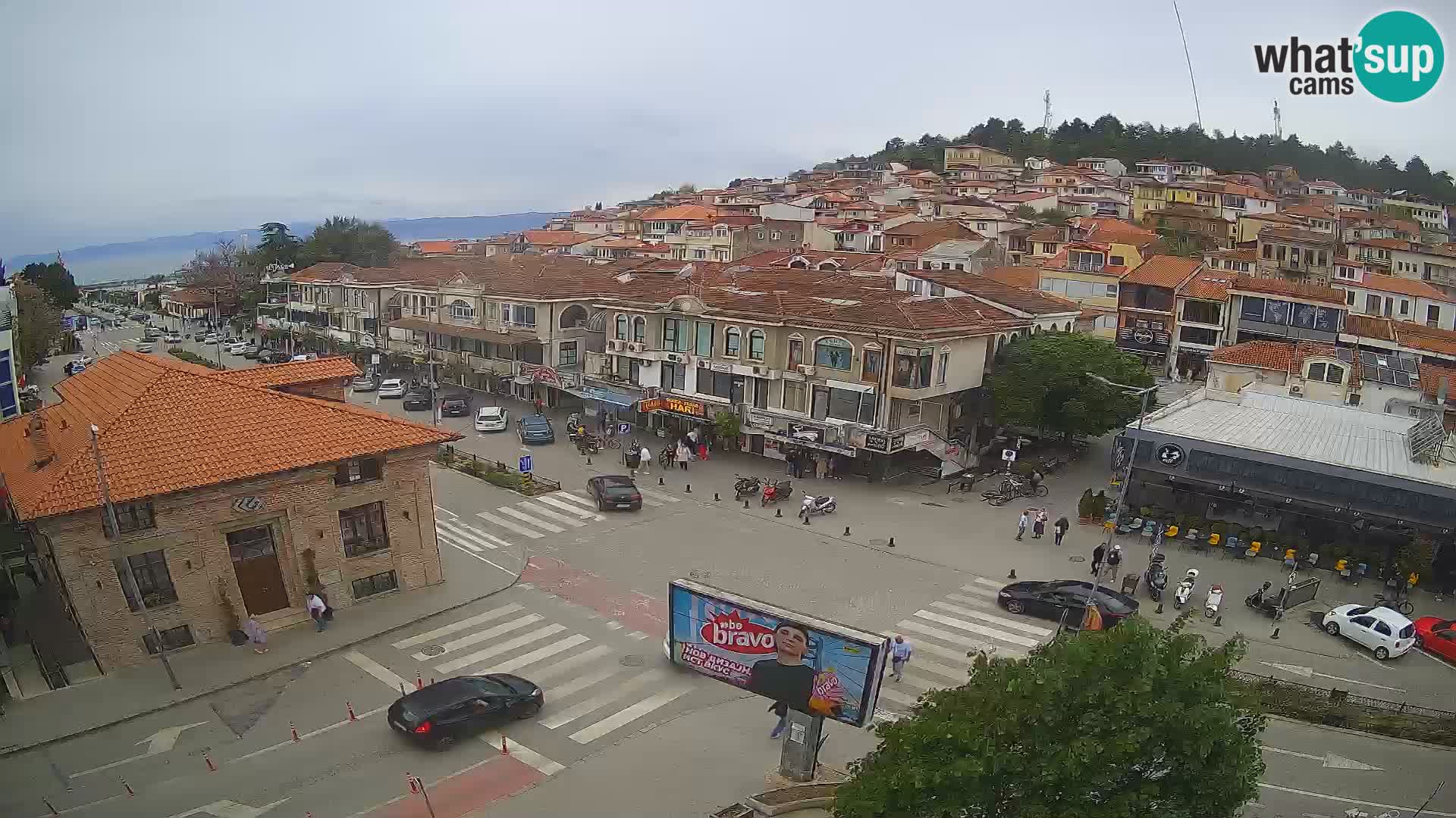 Webcam Ohrid old town and center