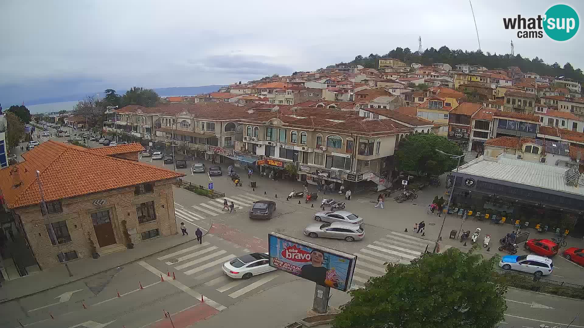 Webcam Ohrid old town and center
