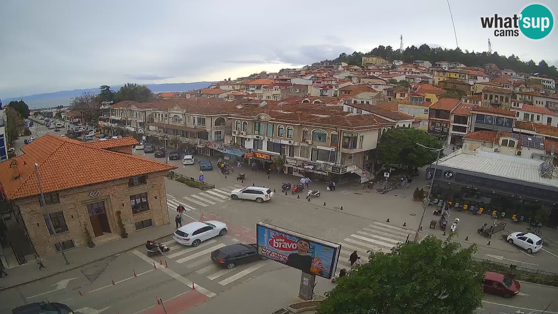 Webcam de la vieille ville et du centre d’Ohrid