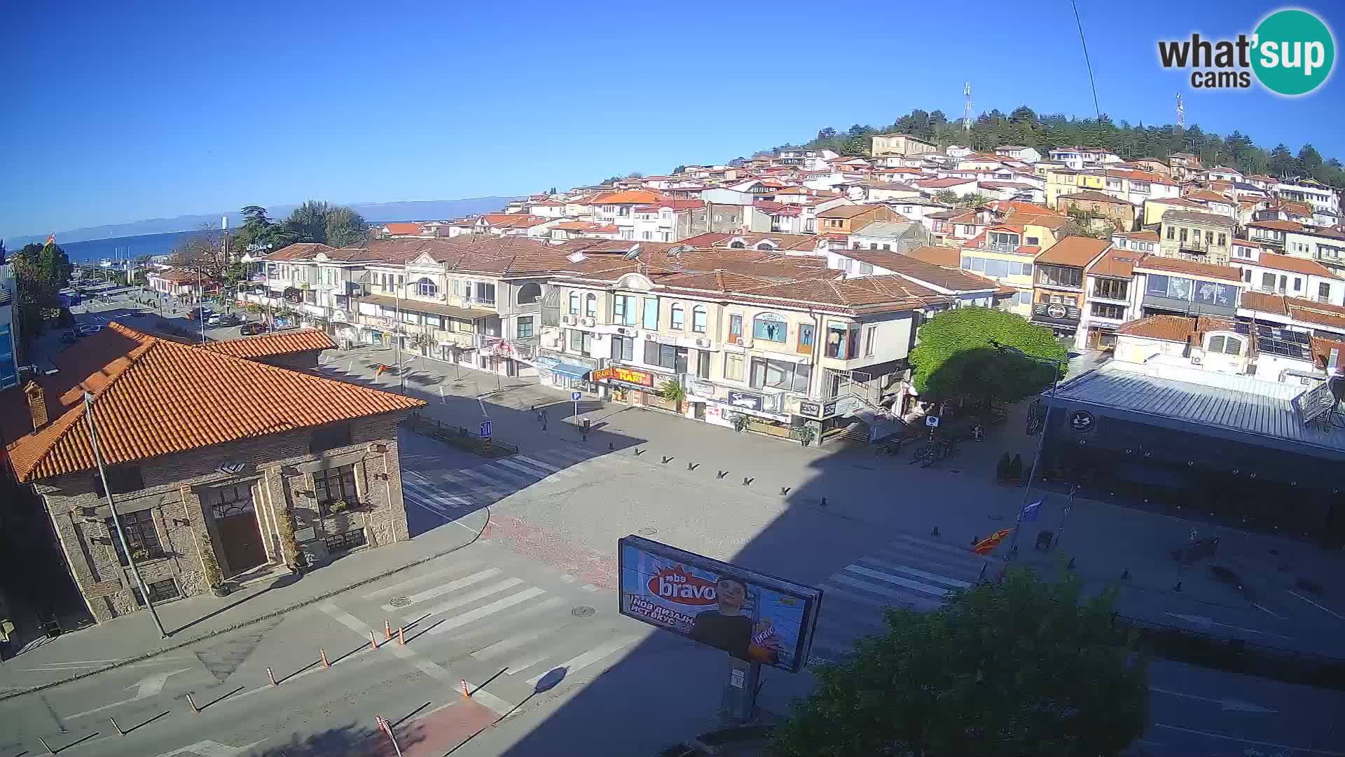 Webcam Altstadt und Zentrum von Ohrid