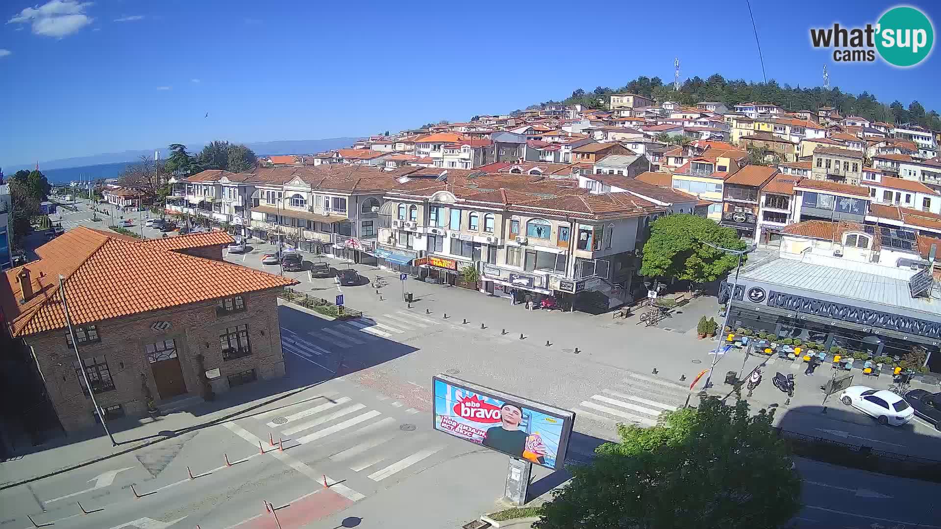 Webcam Ohrid old town and center