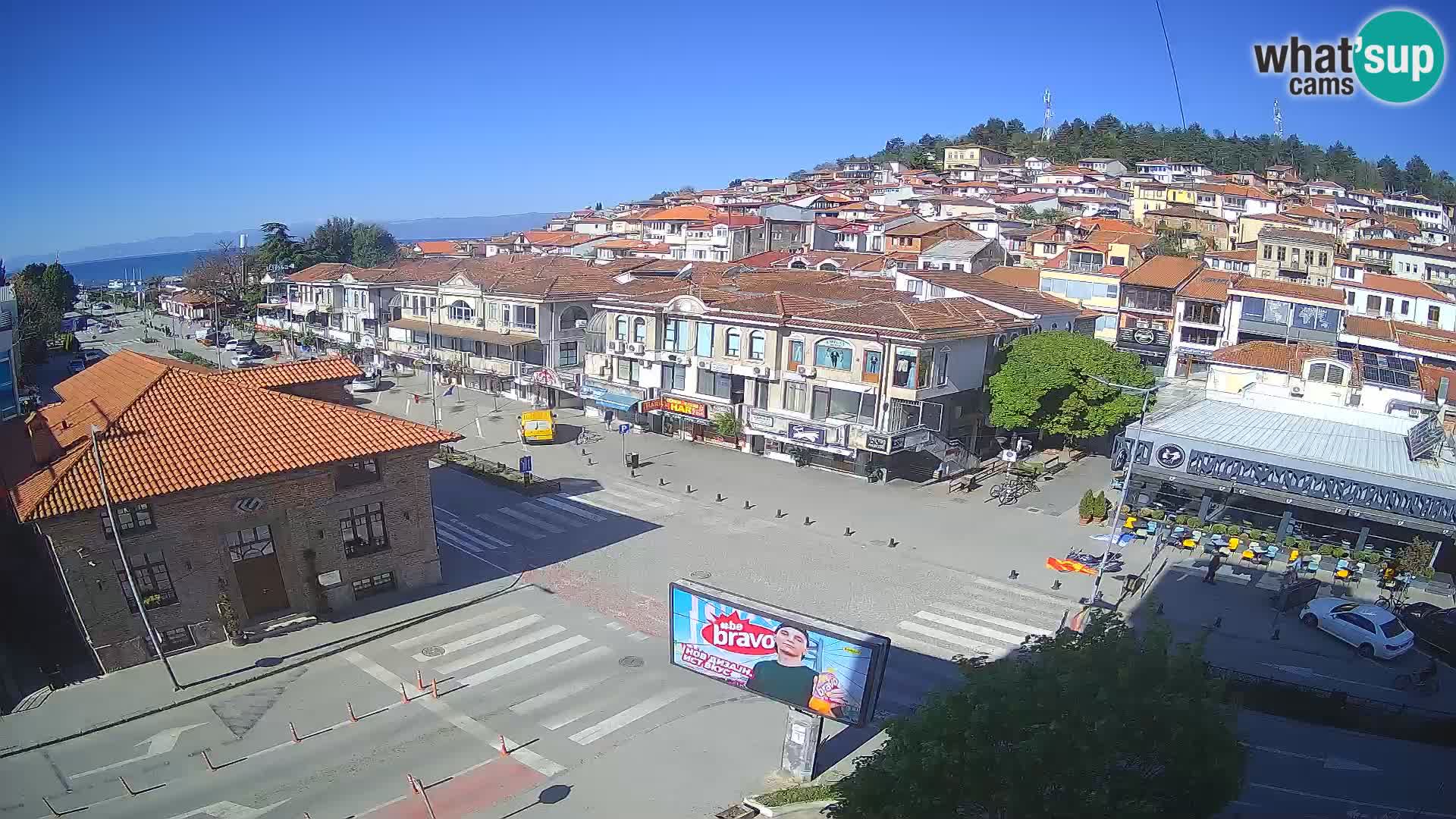 Webcam Ohrid old town and center