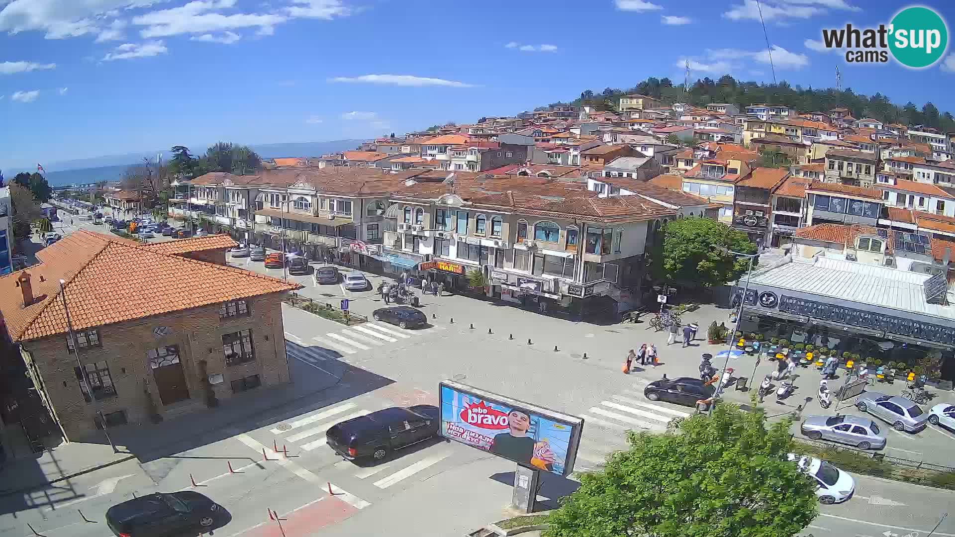 Webcam Ohrid old town and center
