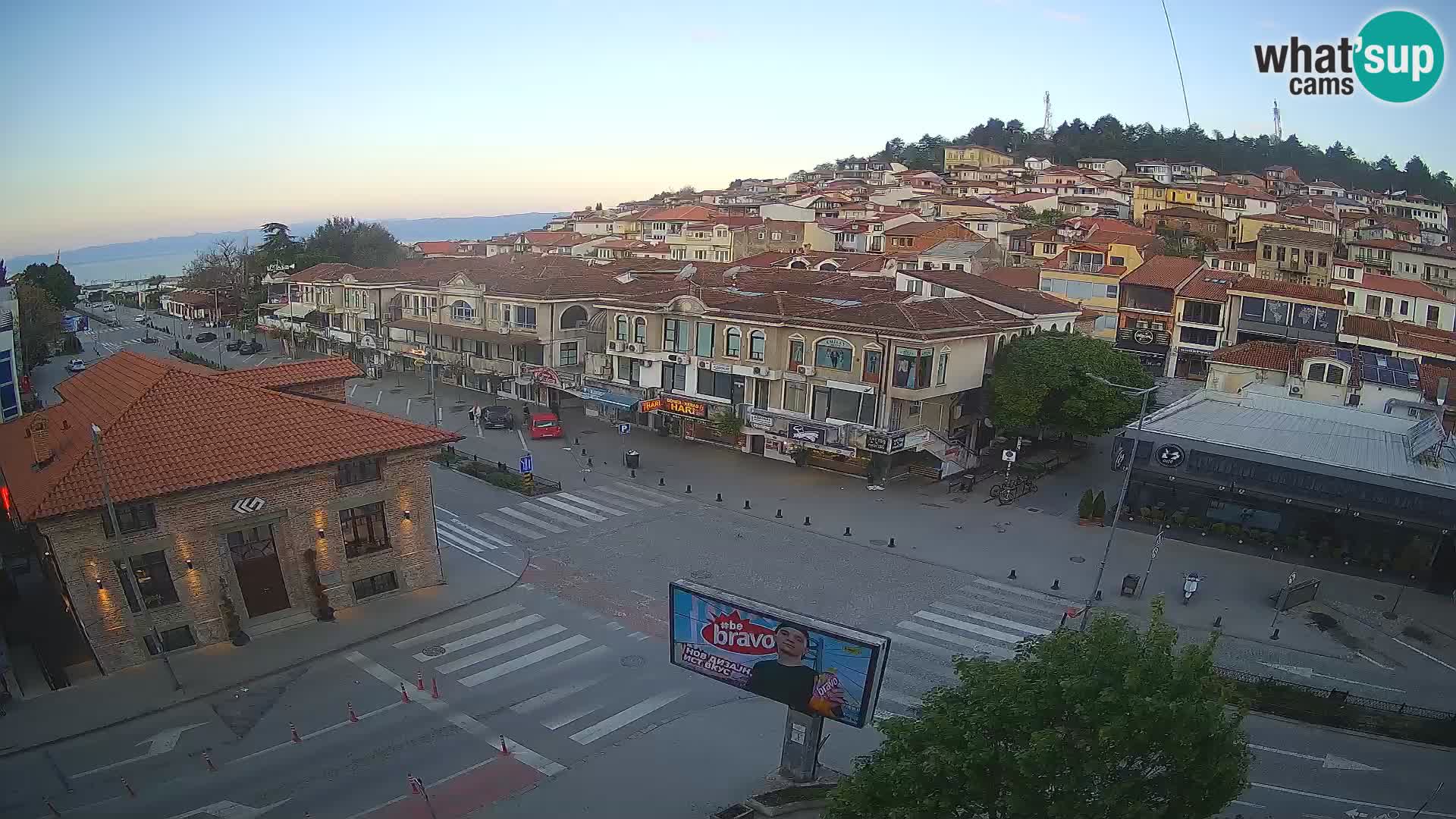 Webcam Ohrid old town and center