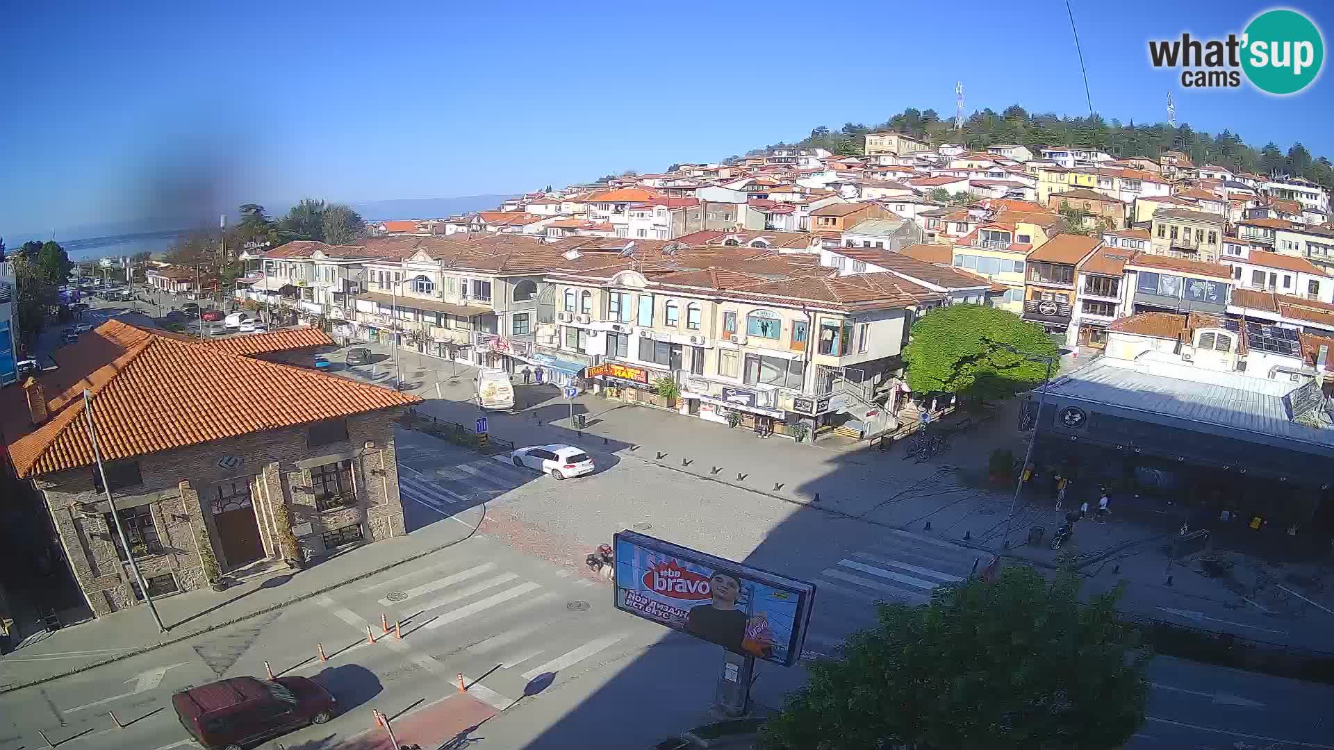 Webcam Ohrid old town and center