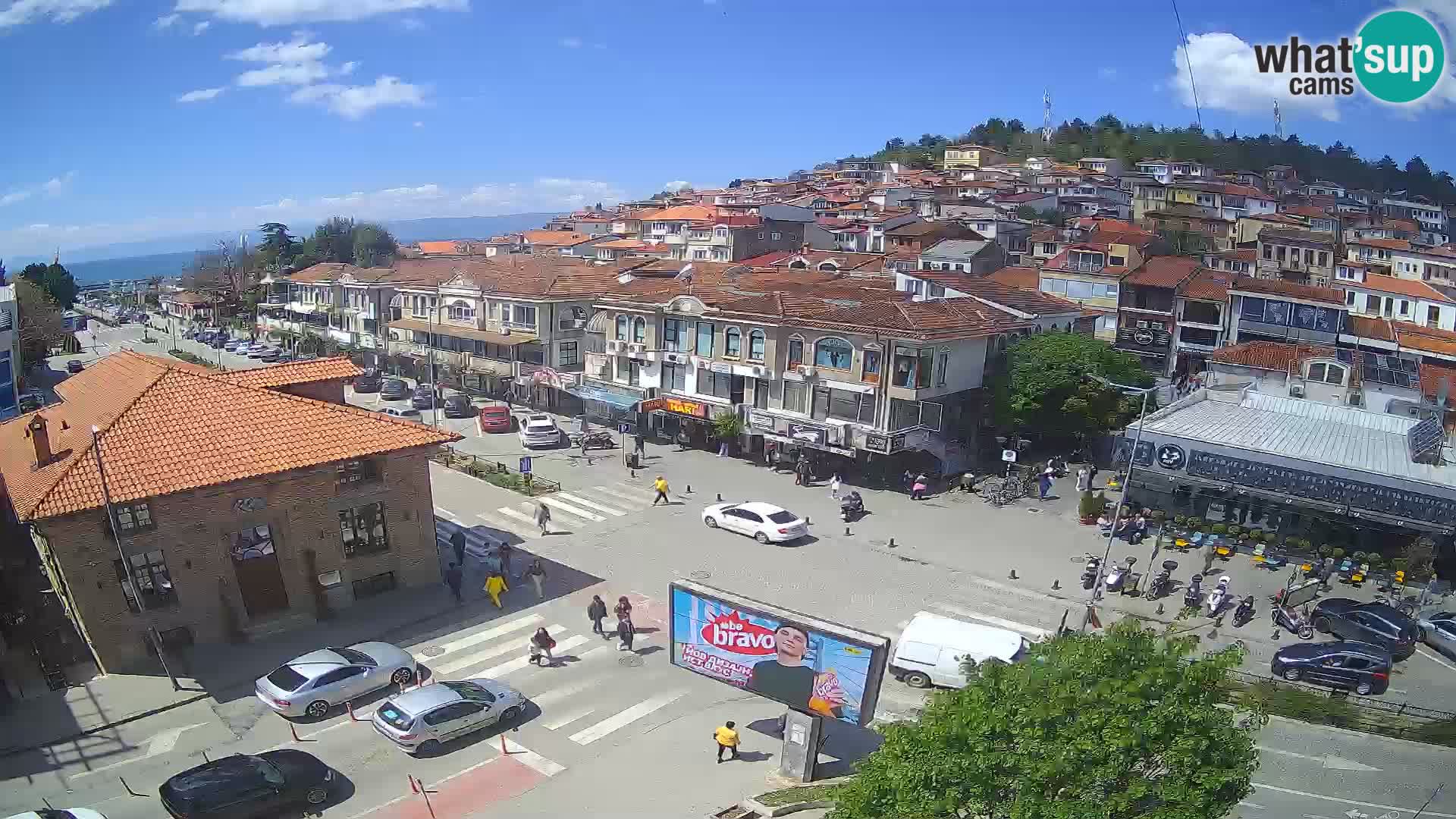 Webcam de la vieille ville et du centre d’Ohrid