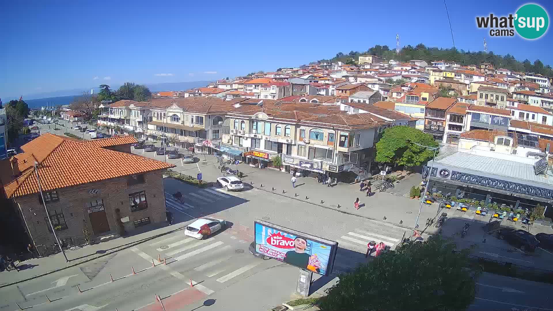 Webcam Altstadt und Zentrum von Ohrid