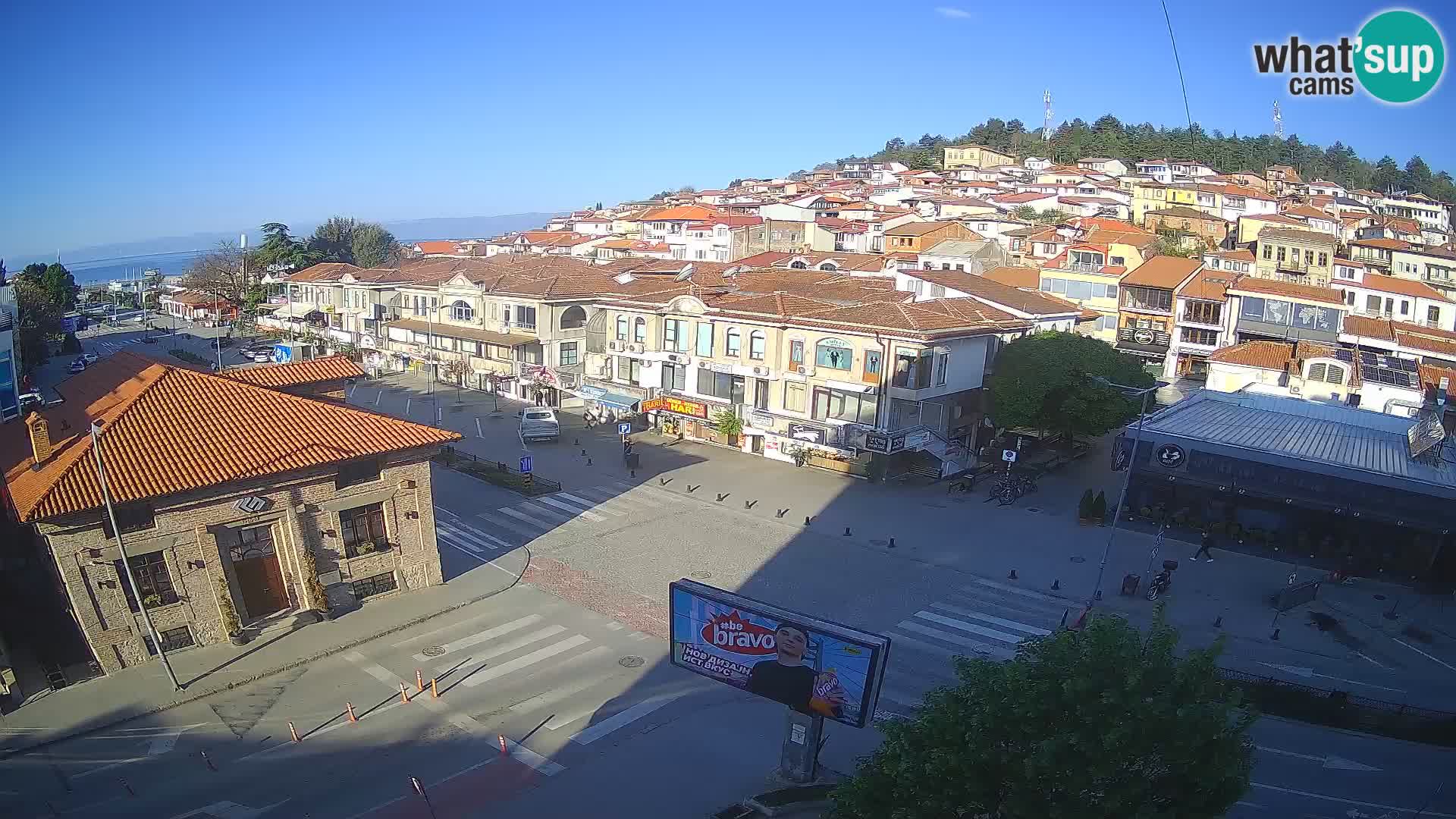 Webcam de la vieille ville et du centre d’Ohrid