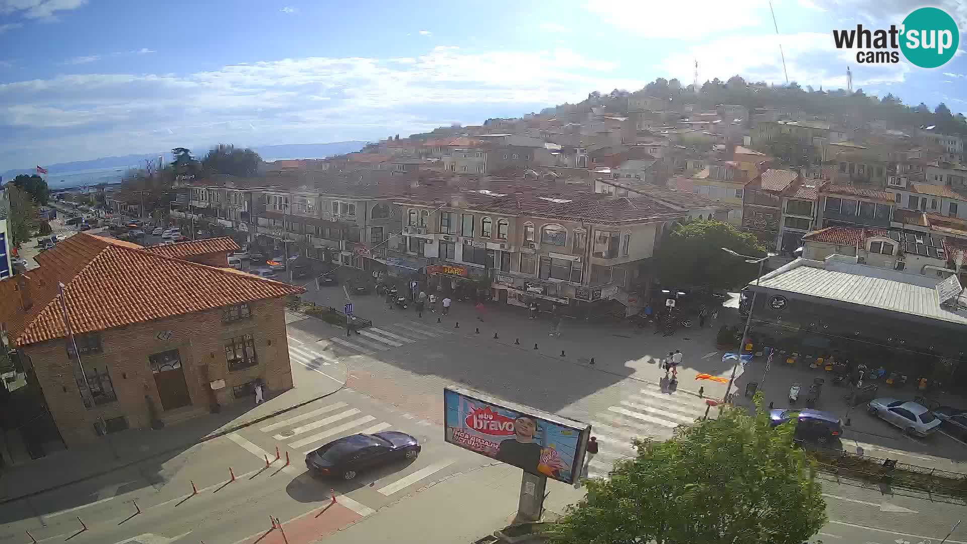 Webcam Ohrid old town and center