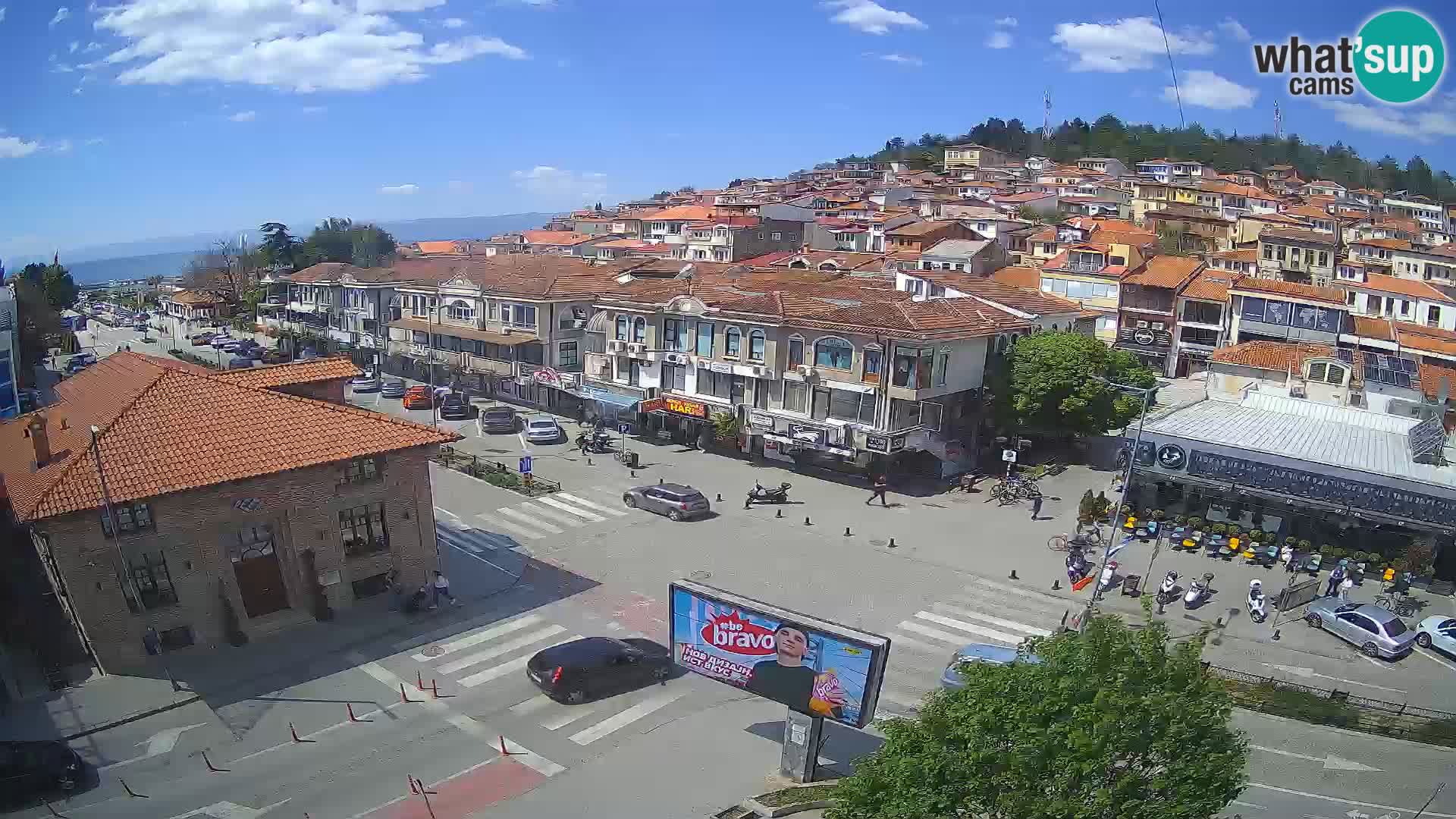 Webcam Ohrid old town and center