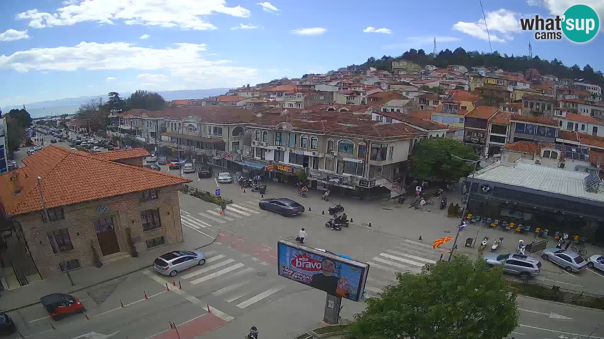 Webcam Ohrid old town and center