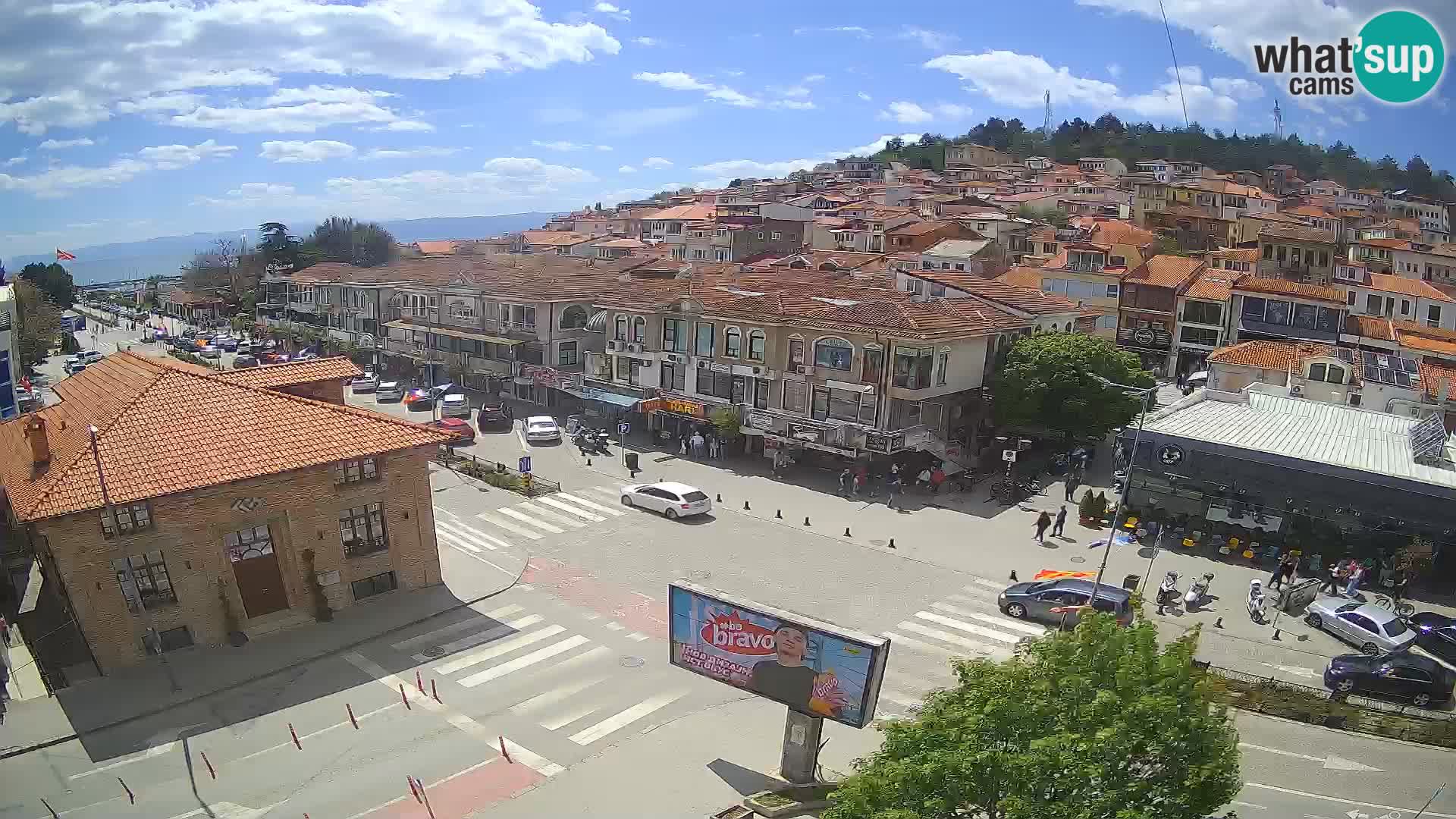 Webcam Ohrid old town and center