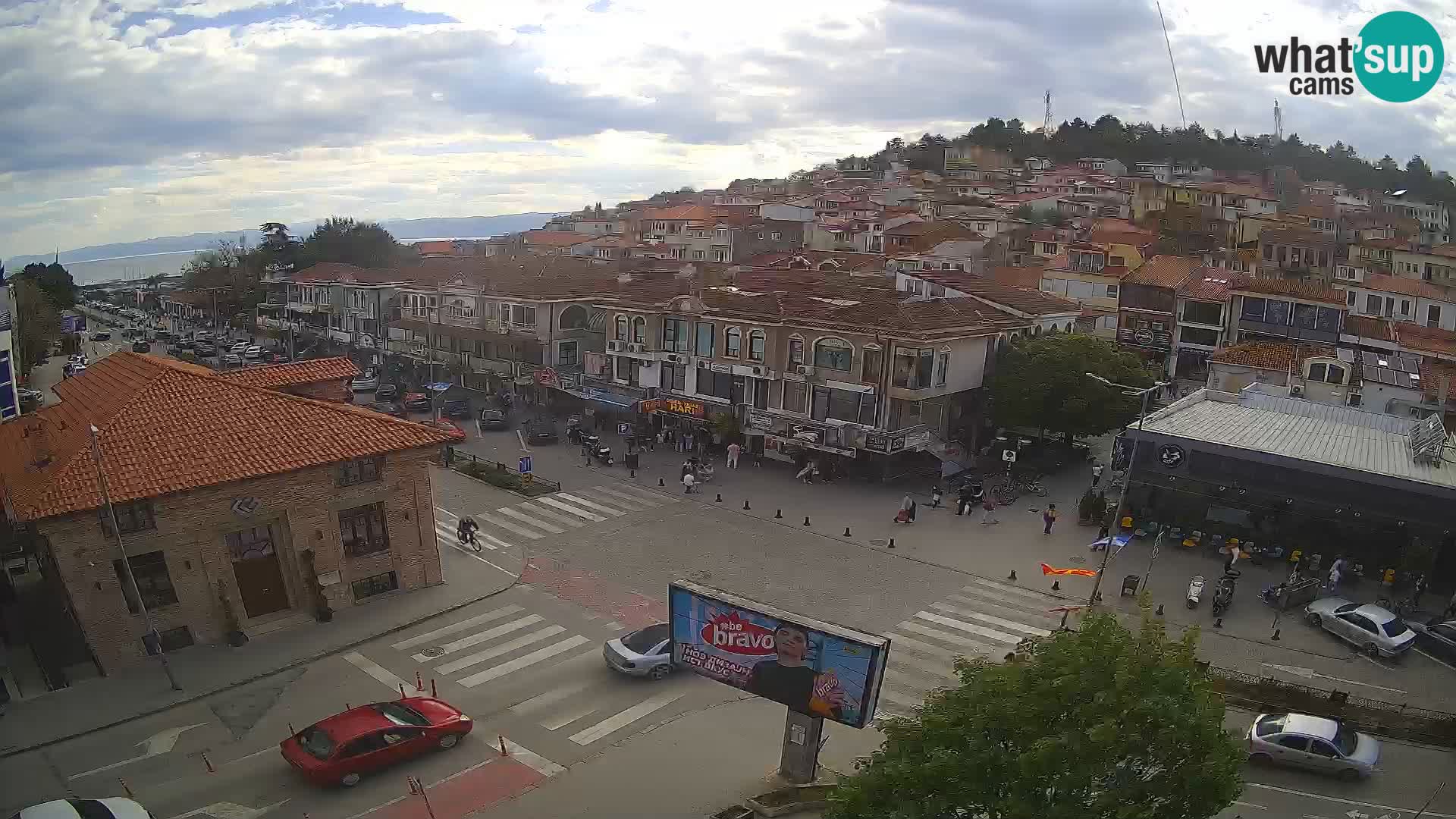 Webcam de la vieille ville et du centre d’Ohrid