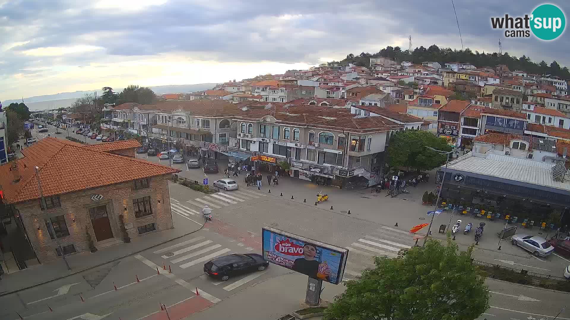 Webcam de la vieille ville et du centre d’Ohrid