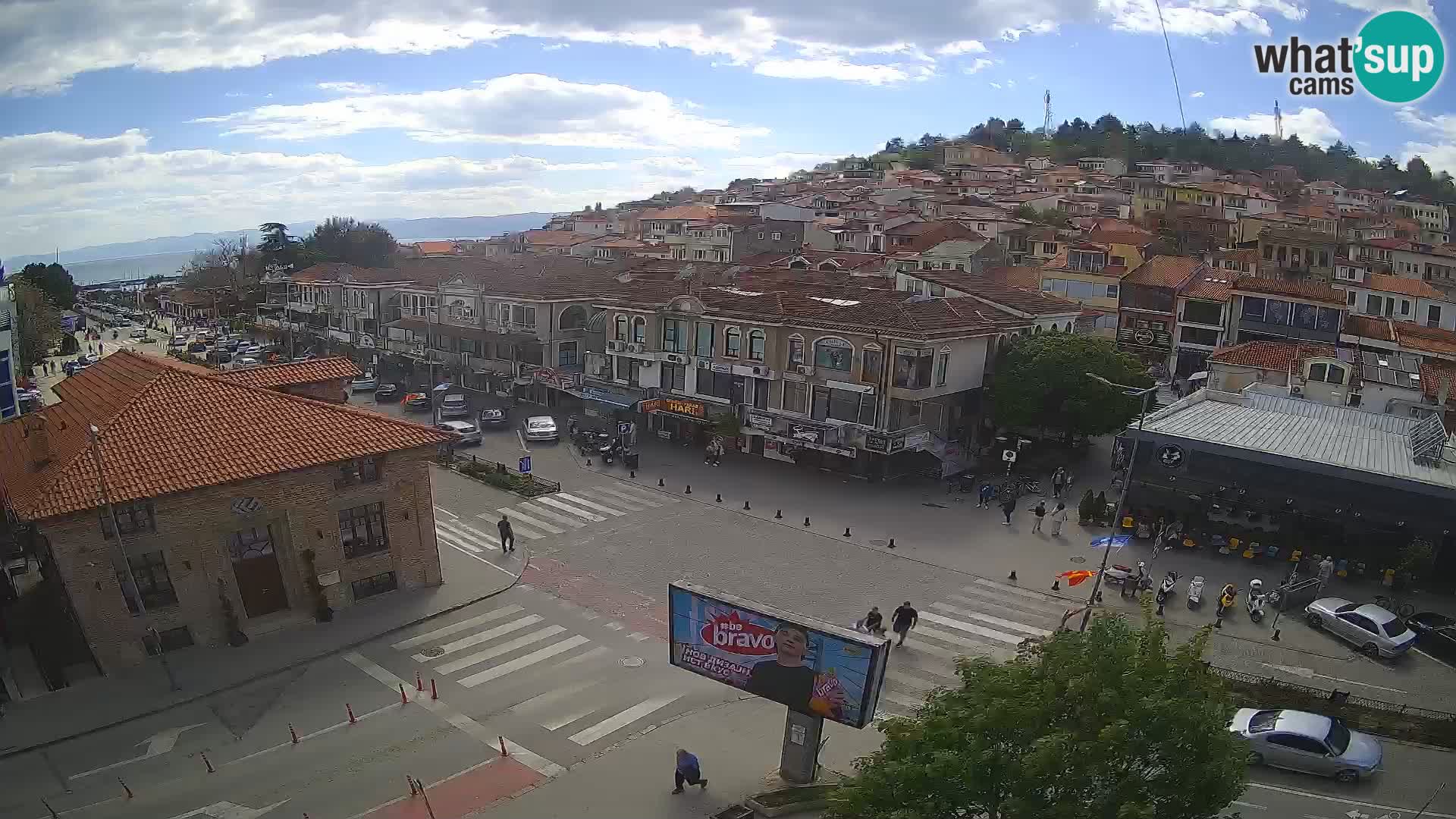 Webcam Ohrid old town and center