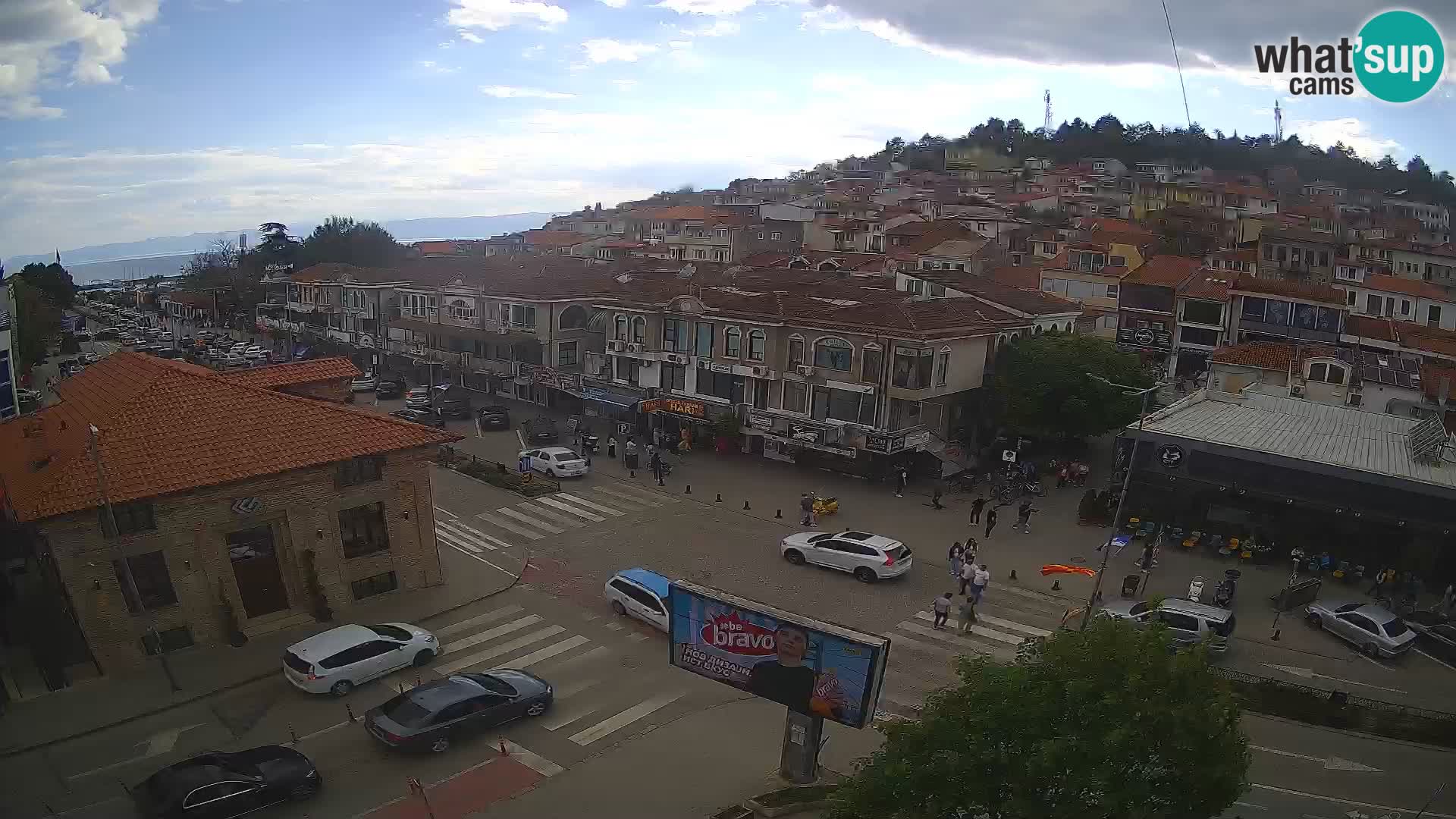 Webcam Ohrid old town and center