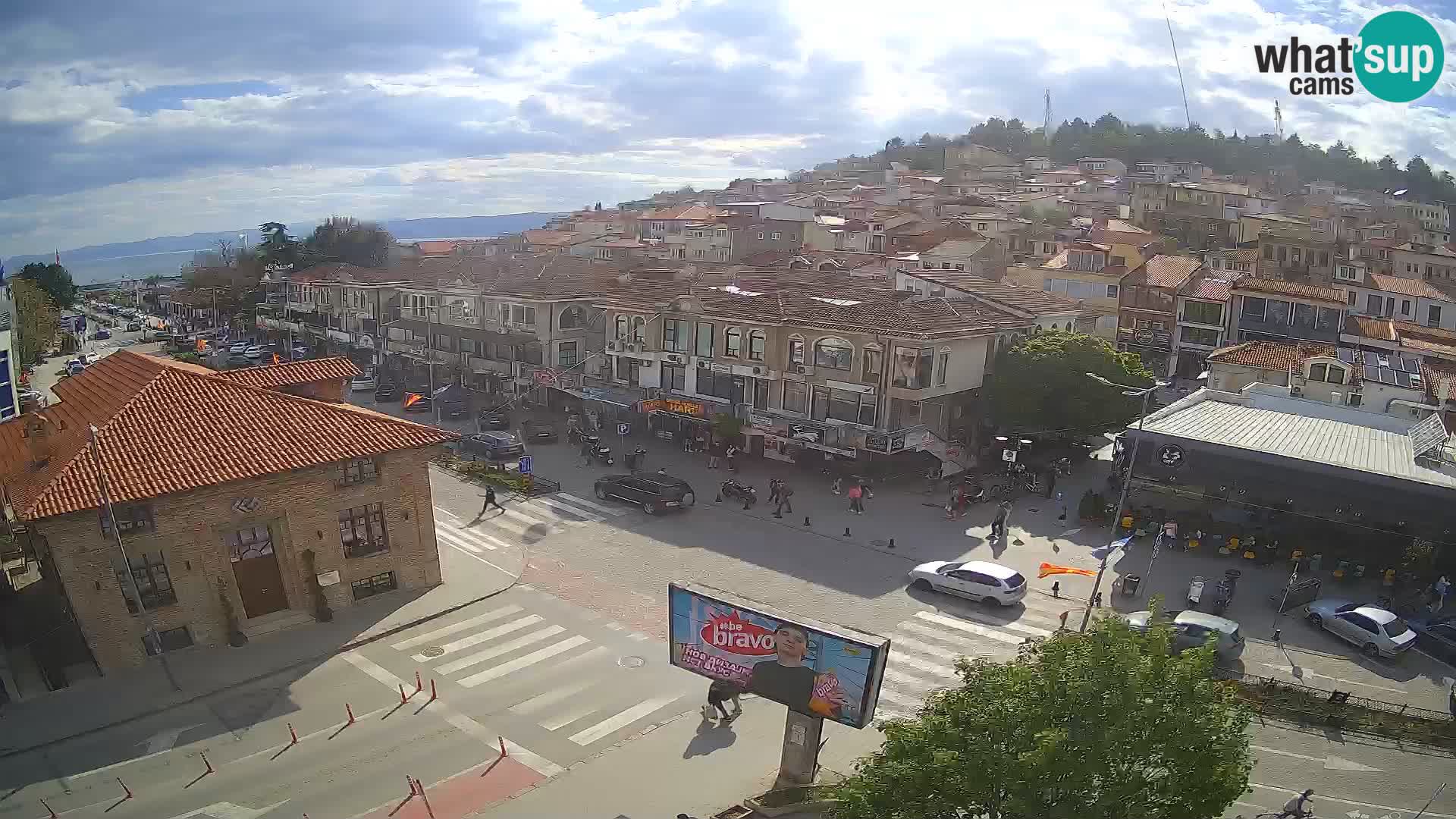 Webcam de la vieille ville et du centre d’Ohrid