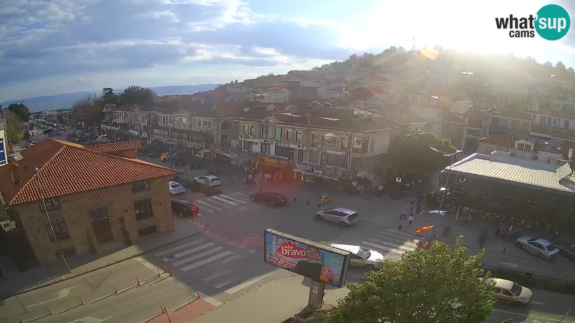Webcam Ohrid old town and center
