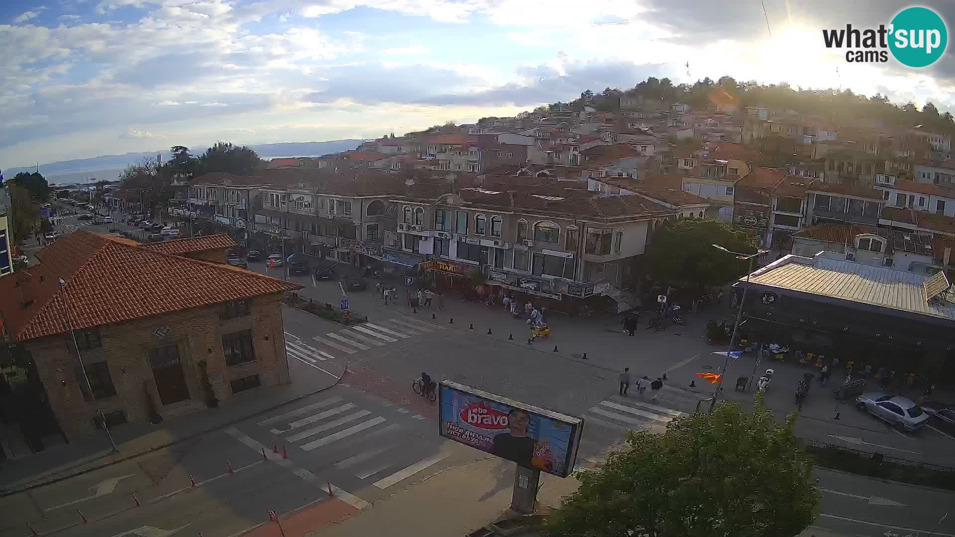 Webcam Ohrid old town and center