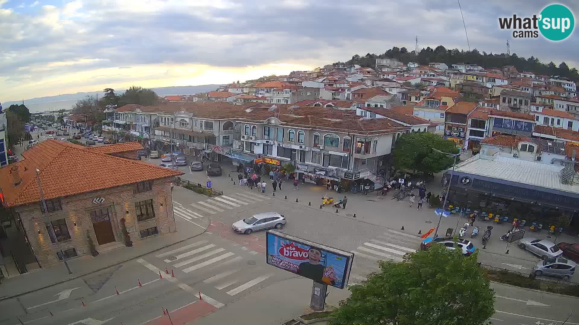 Webcam Ohrid old town and center