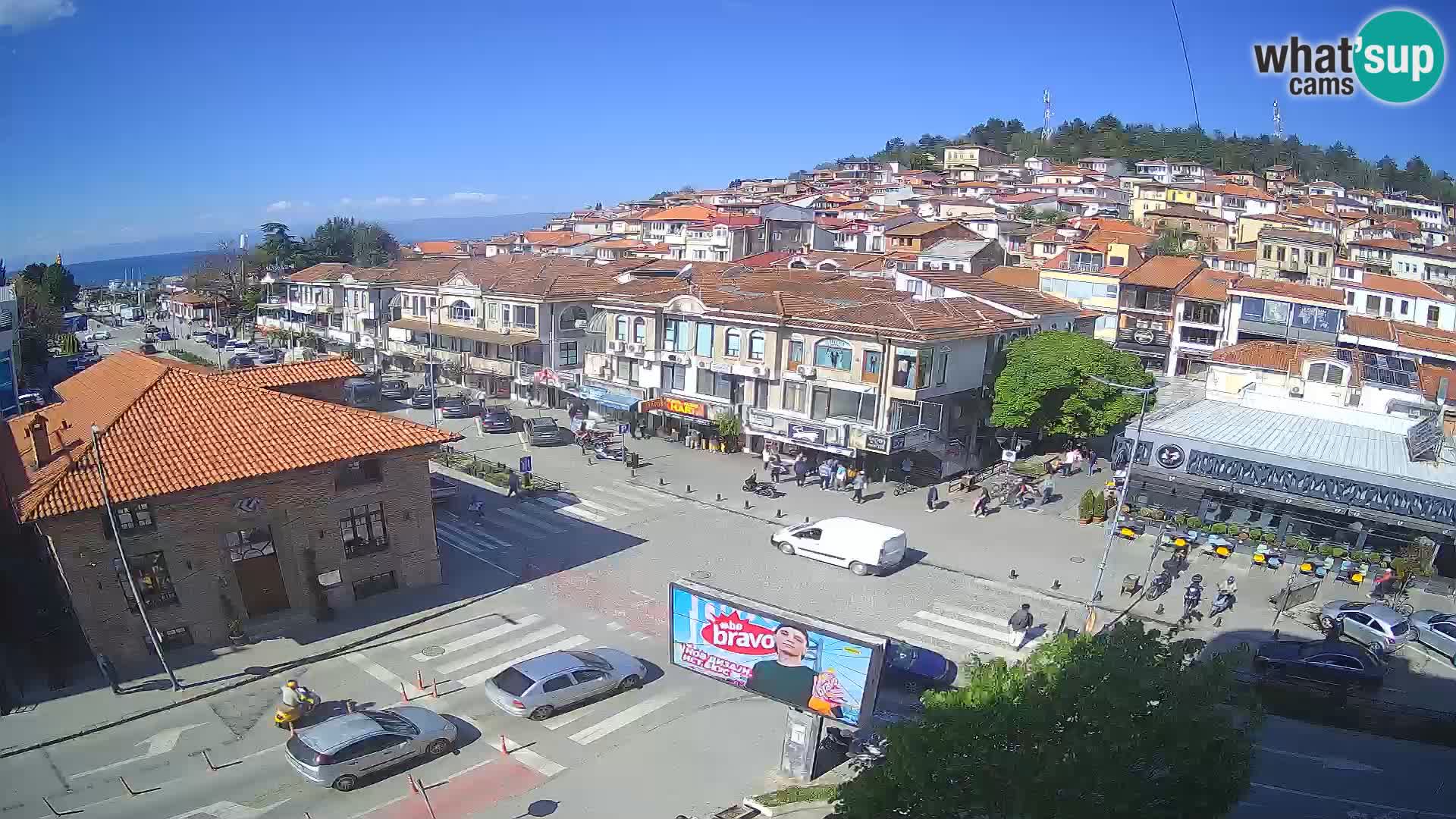 Webcam de la vieille ville et du centre d’Ohrid