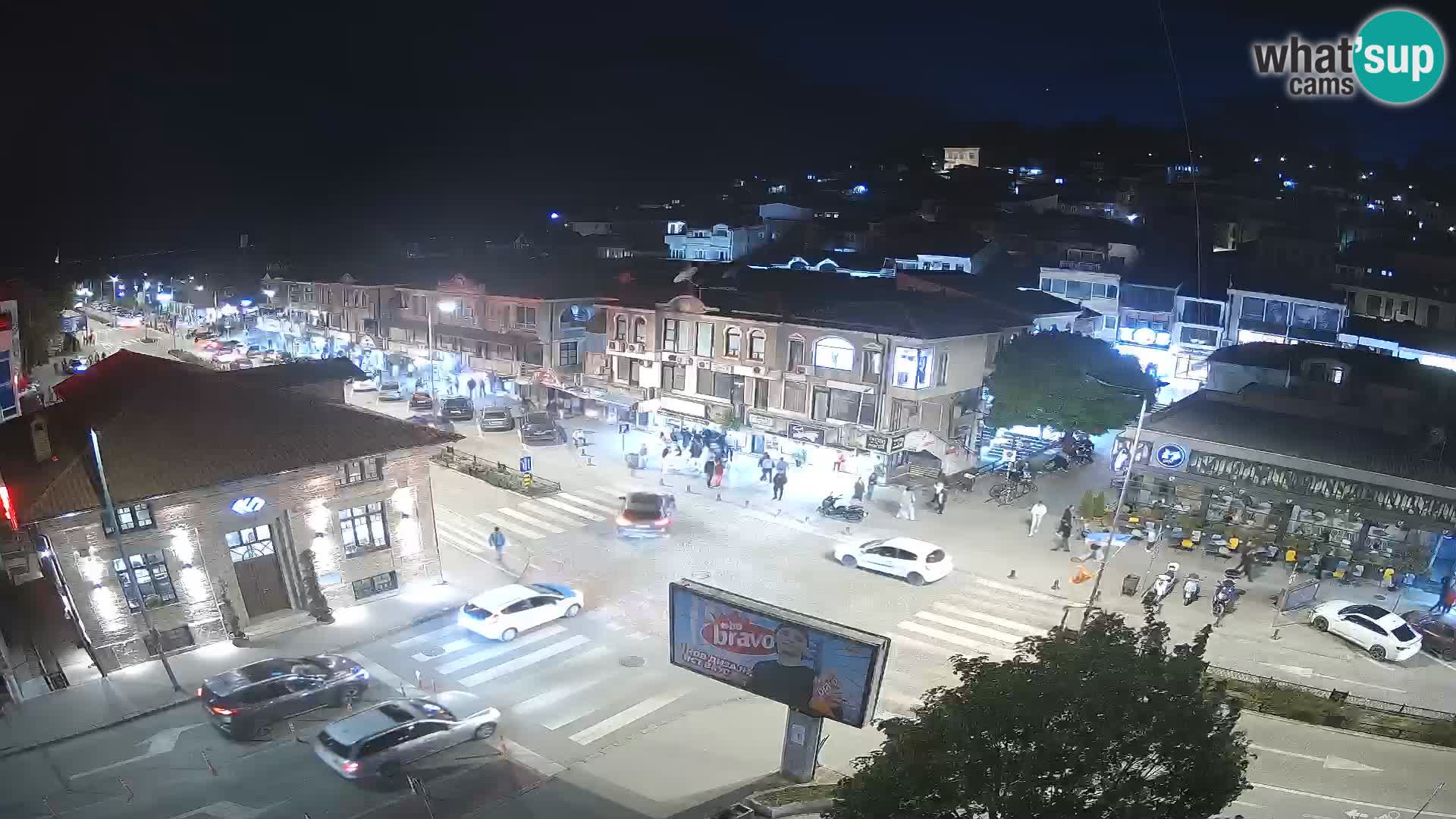 Webcam de la vieille ville et du centre d’Ohrid