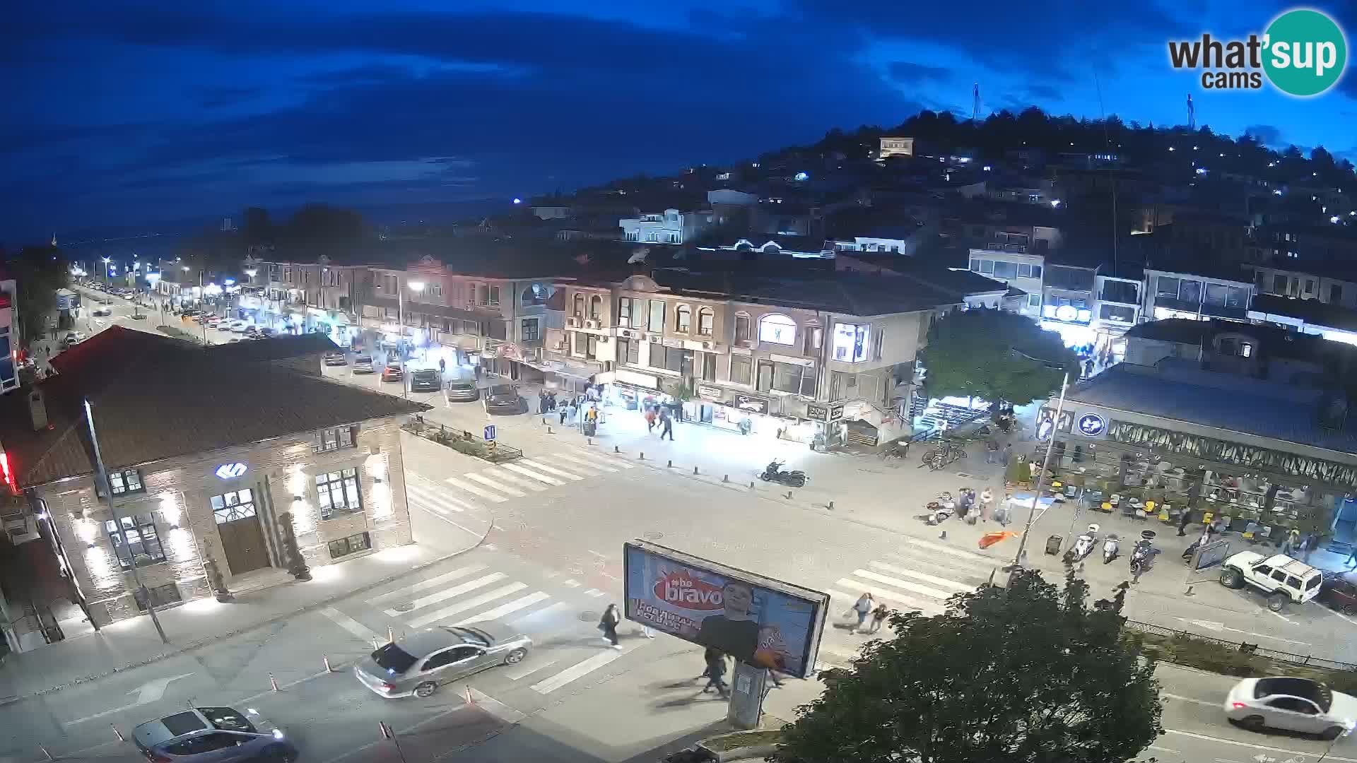 Webcam de la vieille ville et du centre d’Ohrid