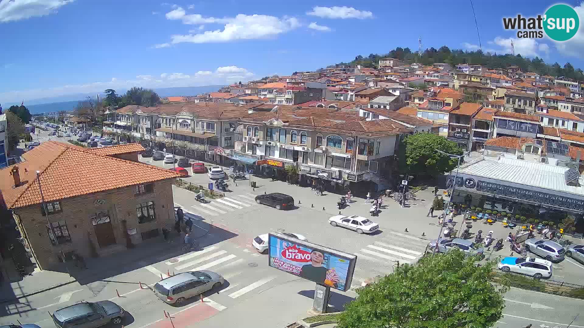 Webcam de la vieille ville et du centre d’Ohrid