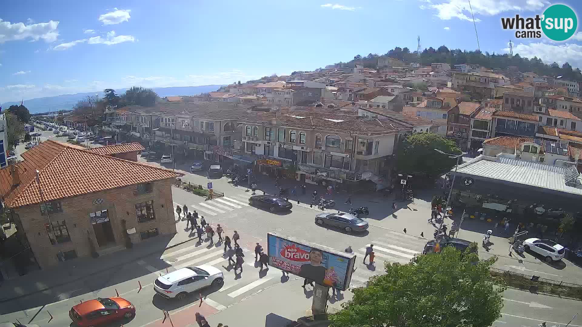Webcam Altstadt und Zentrum von Ohrid
