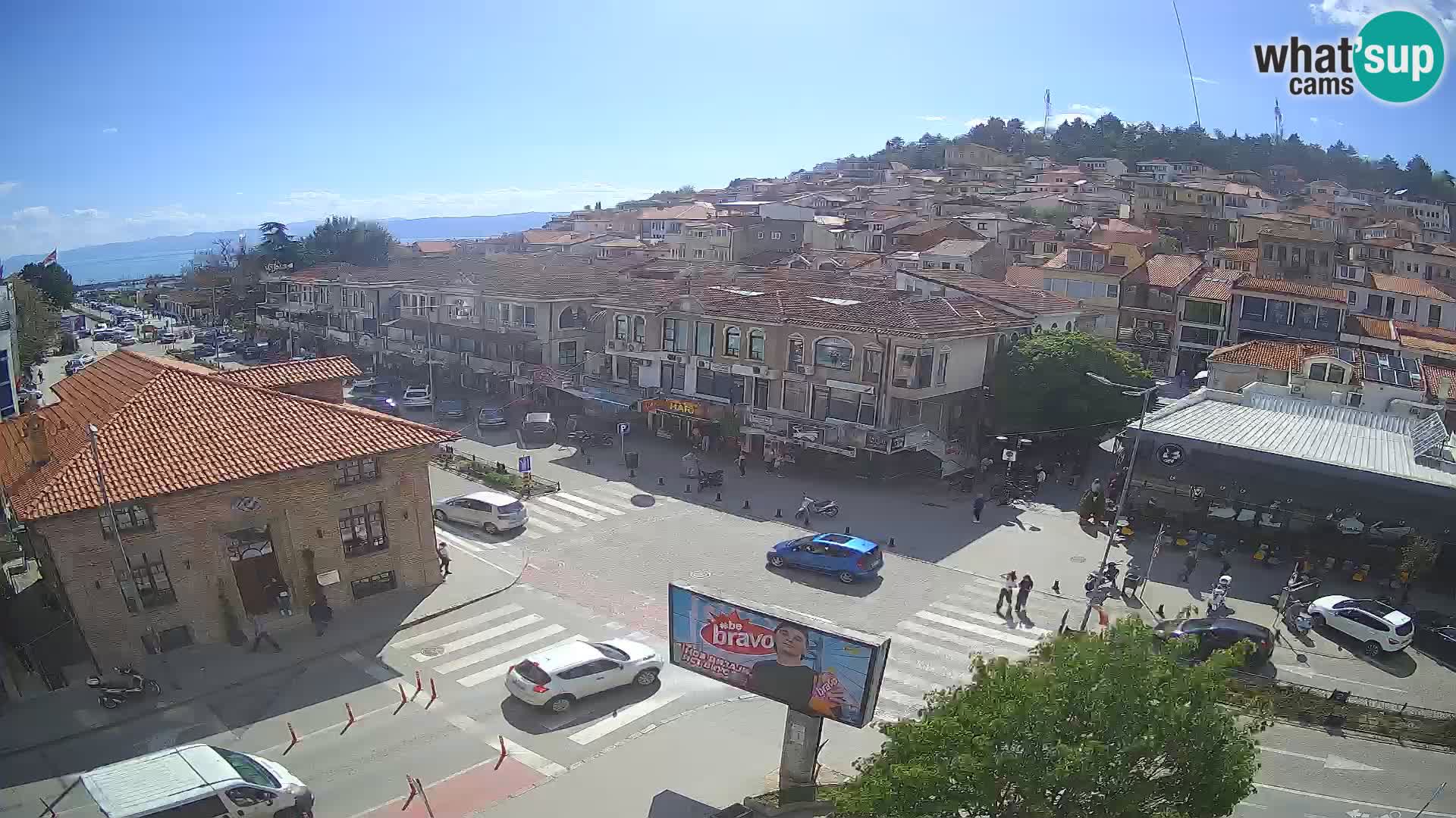 Webcam Altstadt und Zentrum von Ohrid