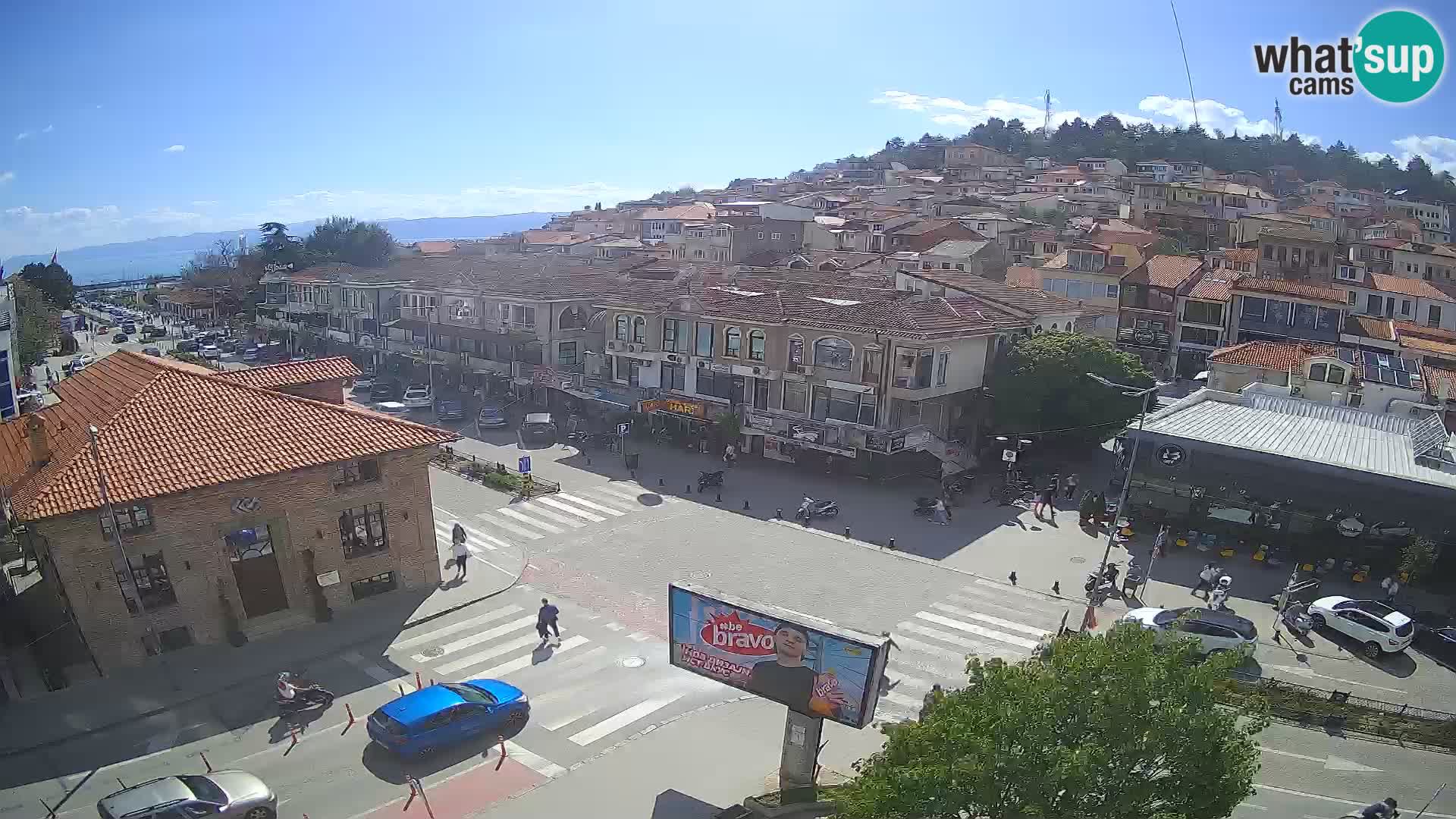 Webcam de la vieille ville et du centre d’Ohrid