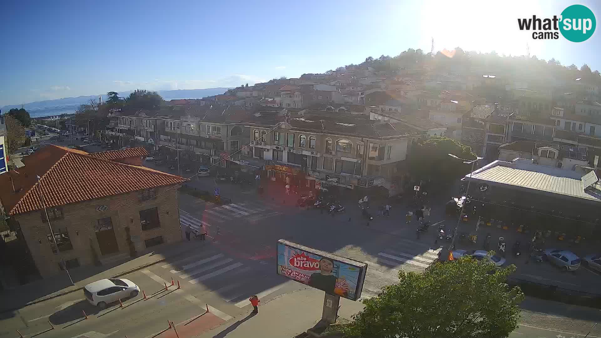 Webcam Ohrid old town and center