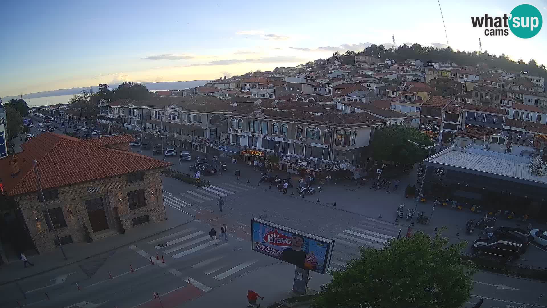 Webcam de la vieille ville et du centre d’Ohrid