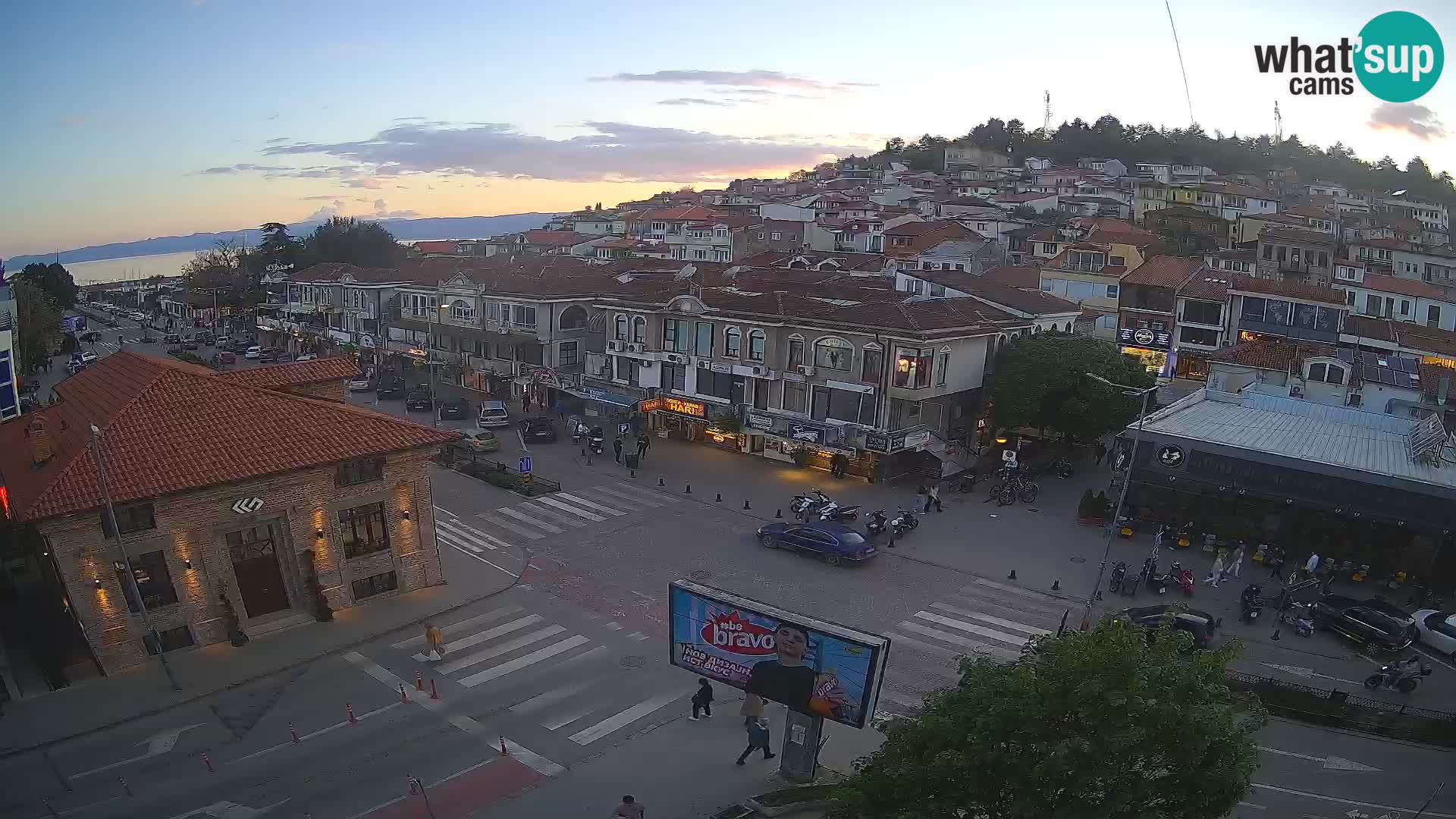 Webcam Ohrid old town and center