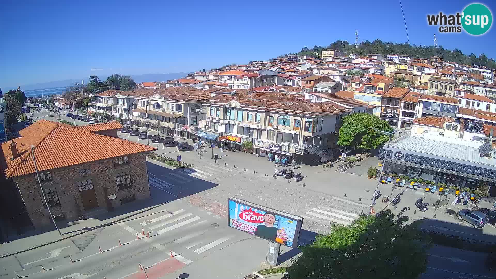 Webcam Ohrid old town and center