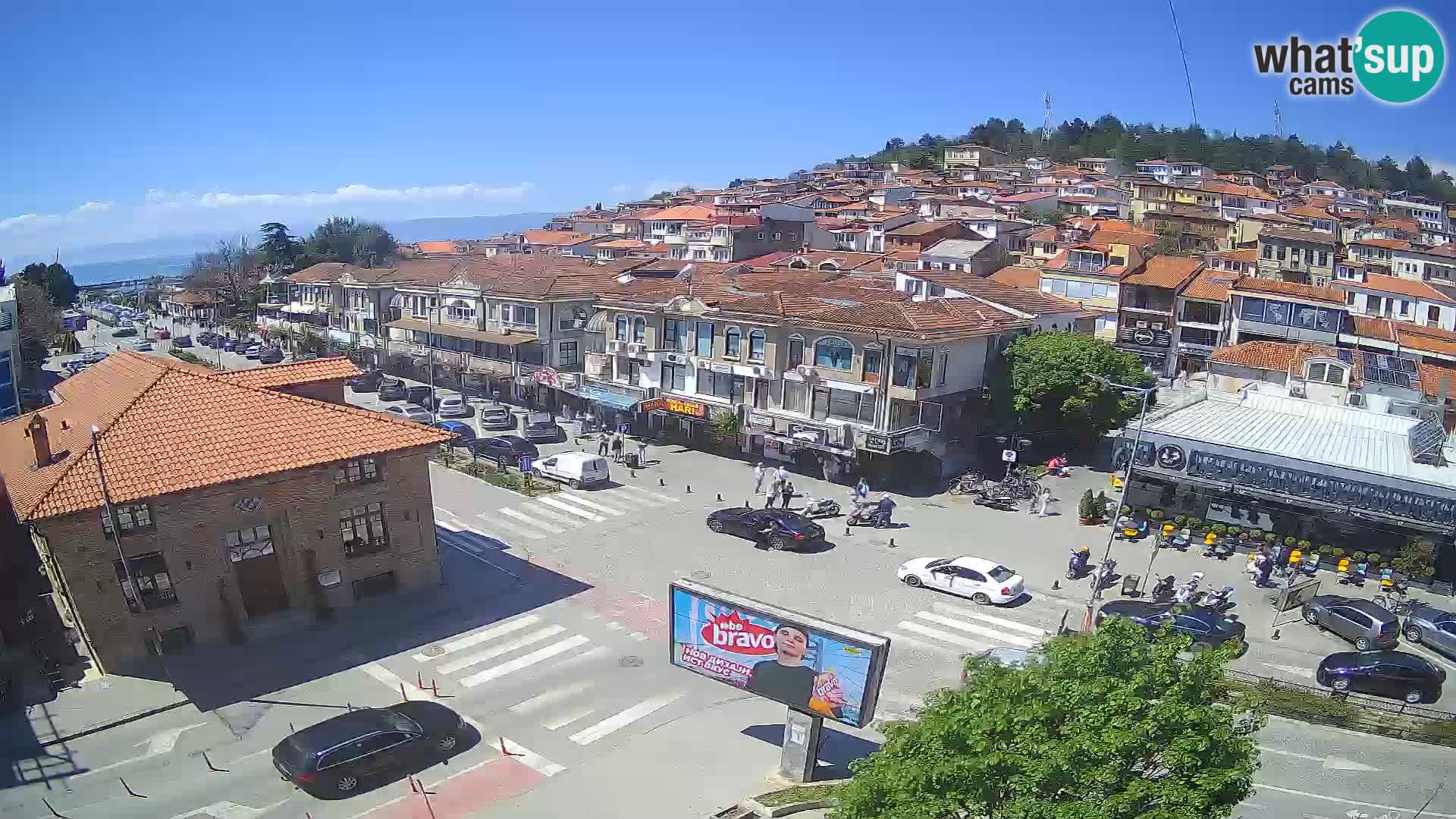 Webcam de la vieille ville et du centre d’Ohrid