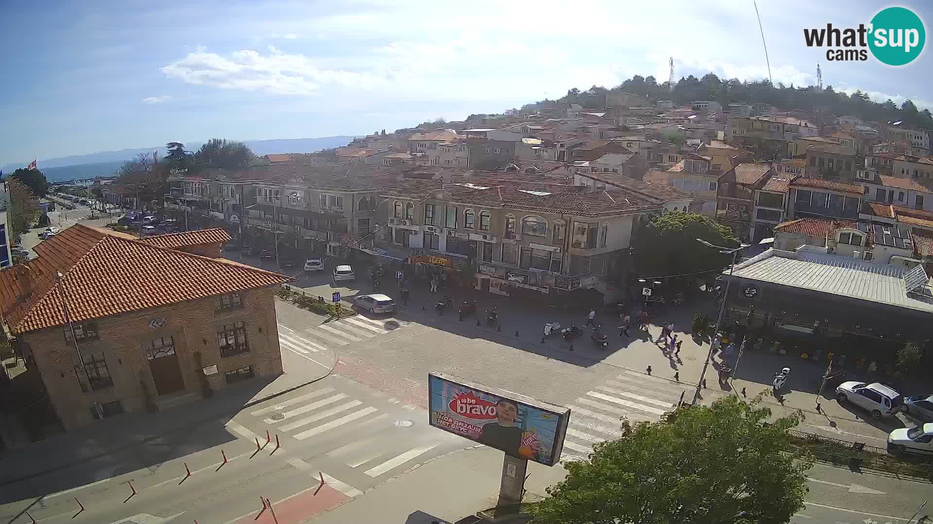 Webcam Altstadt und Zentrum von Ohrid