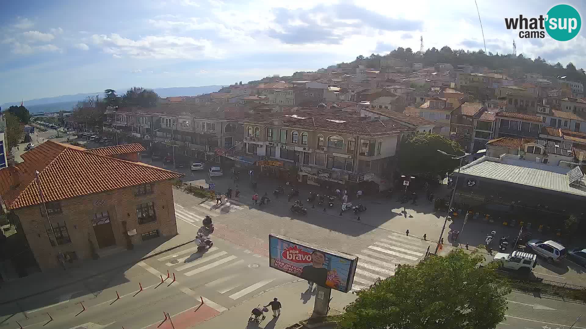 Webcam Ohrid old town and center