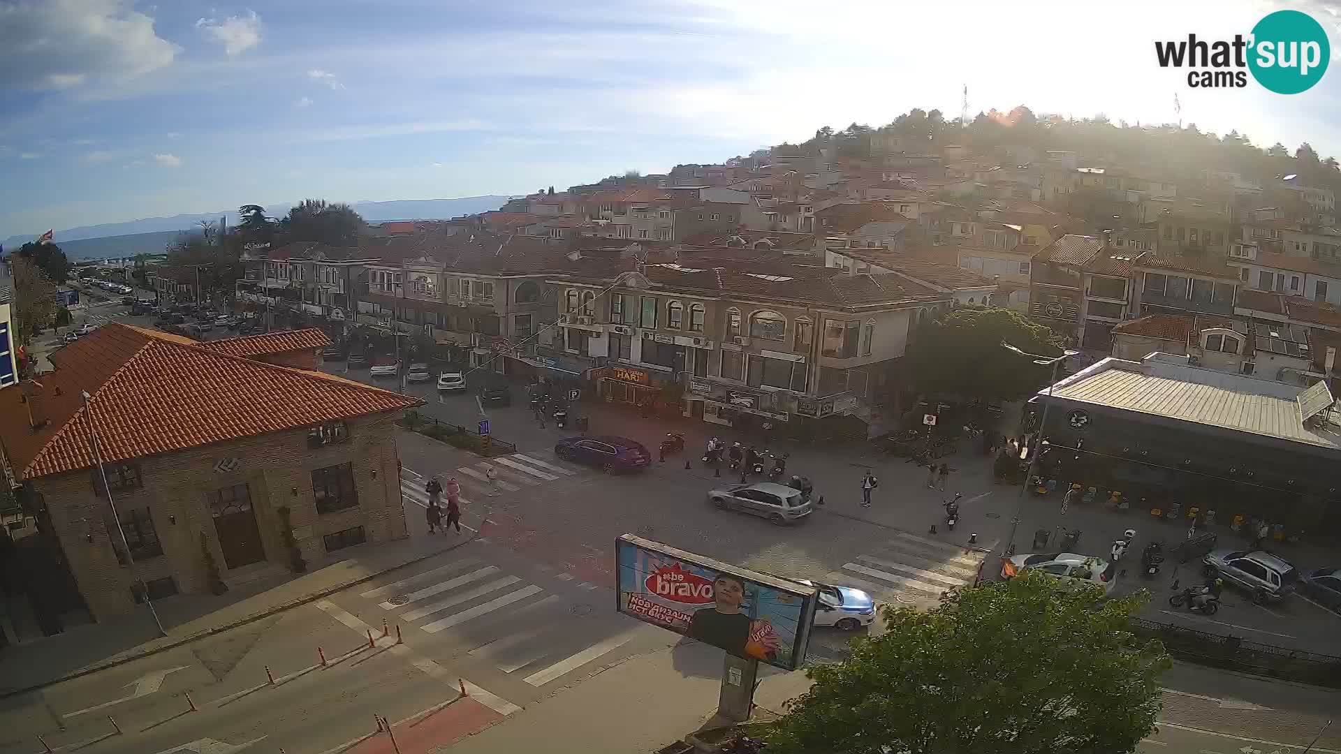 Webcam Altstadt und Zentrum von Ohrid