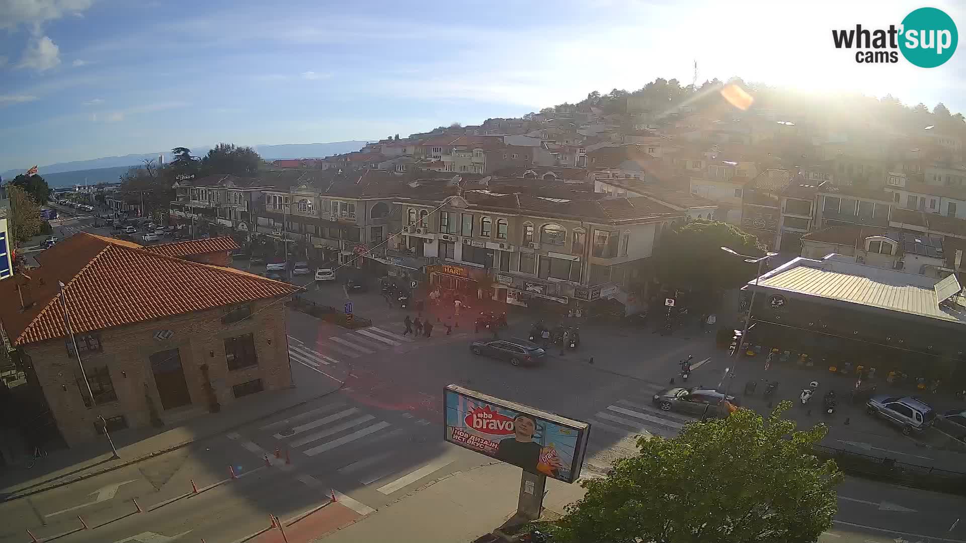 Webcam de la vieille ville et du centre d’Ohrid