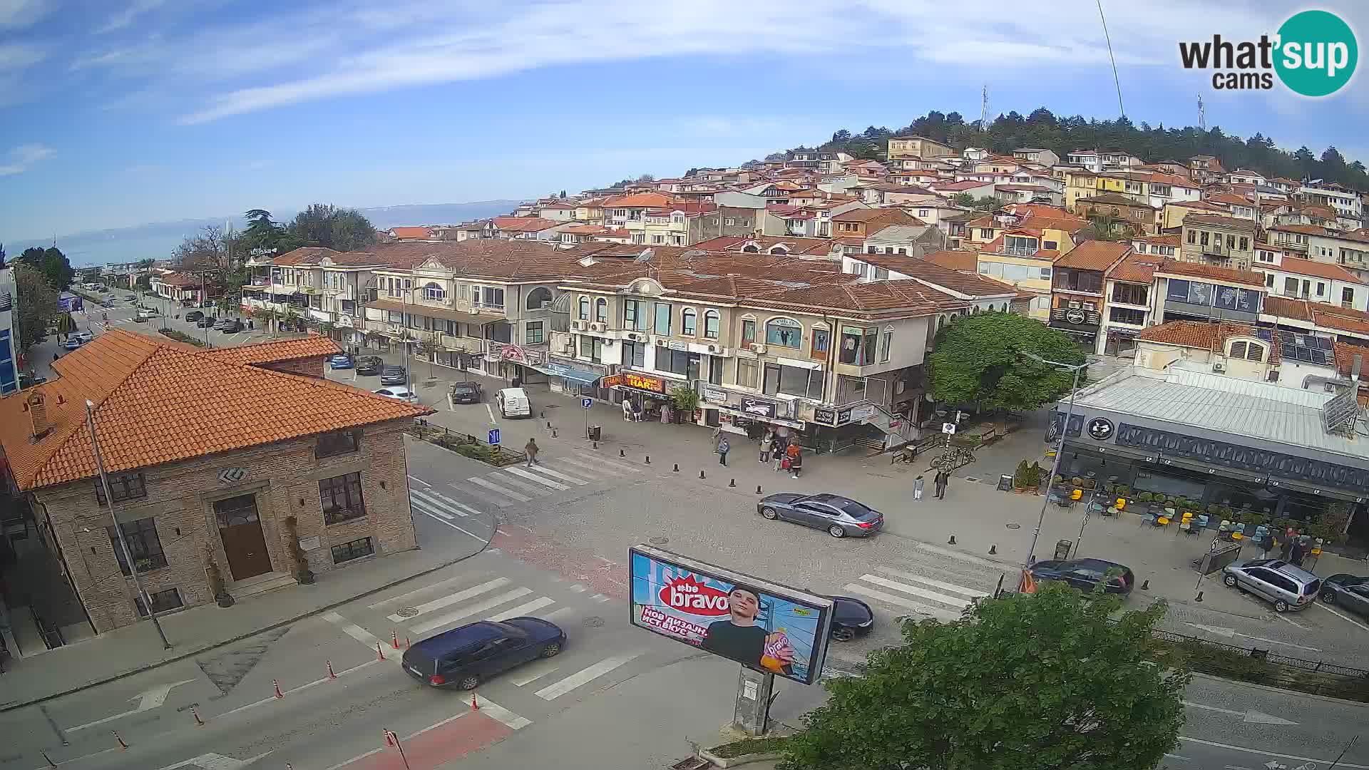 Webcam de la vieille ville et du centre d’Ohrid