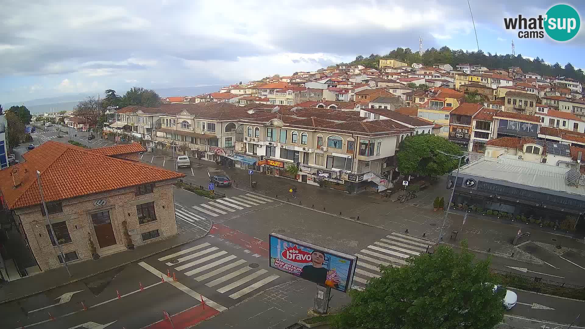 Webcam de la vieille ville et du centre d’Ohrid