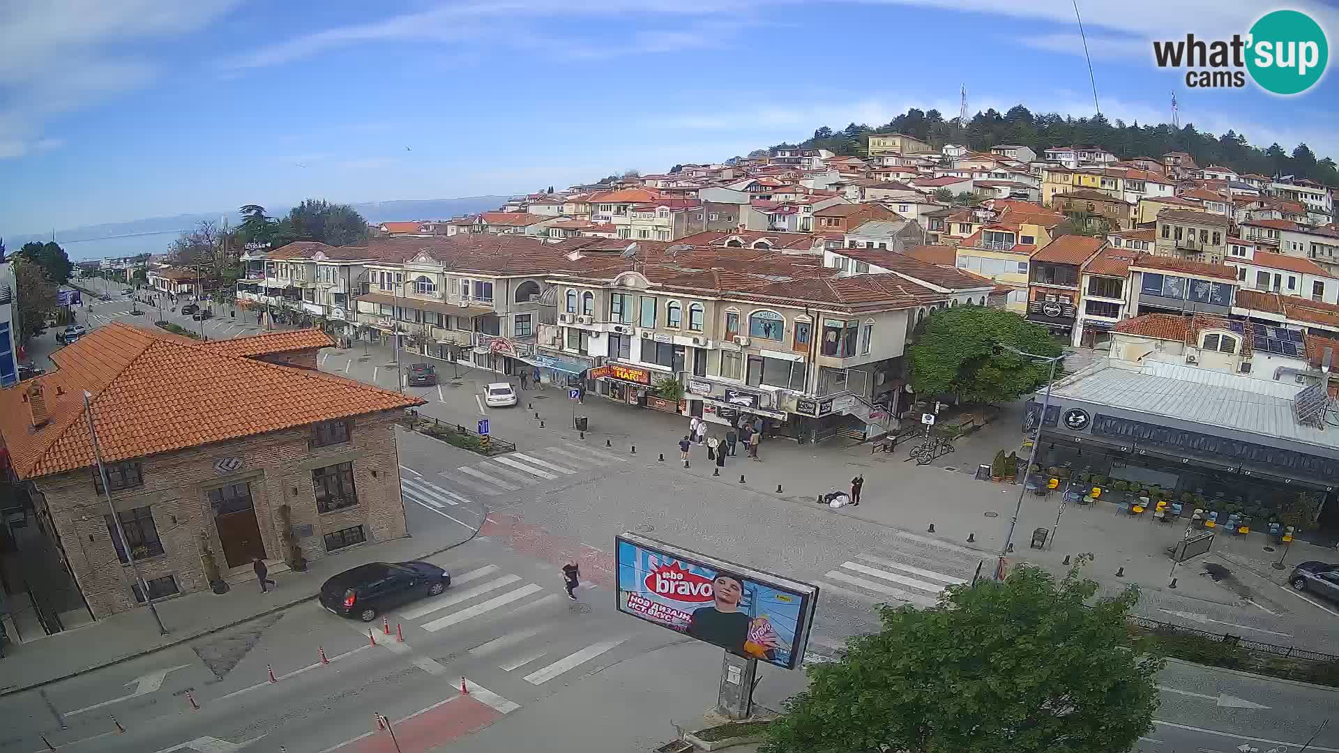 Webcam Altstadt und Zentrum von Ohrid