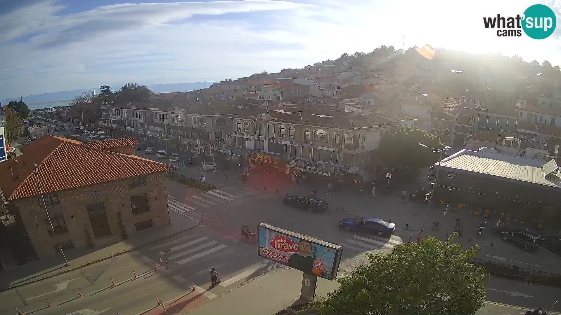 Webcam Ohrid old town and center