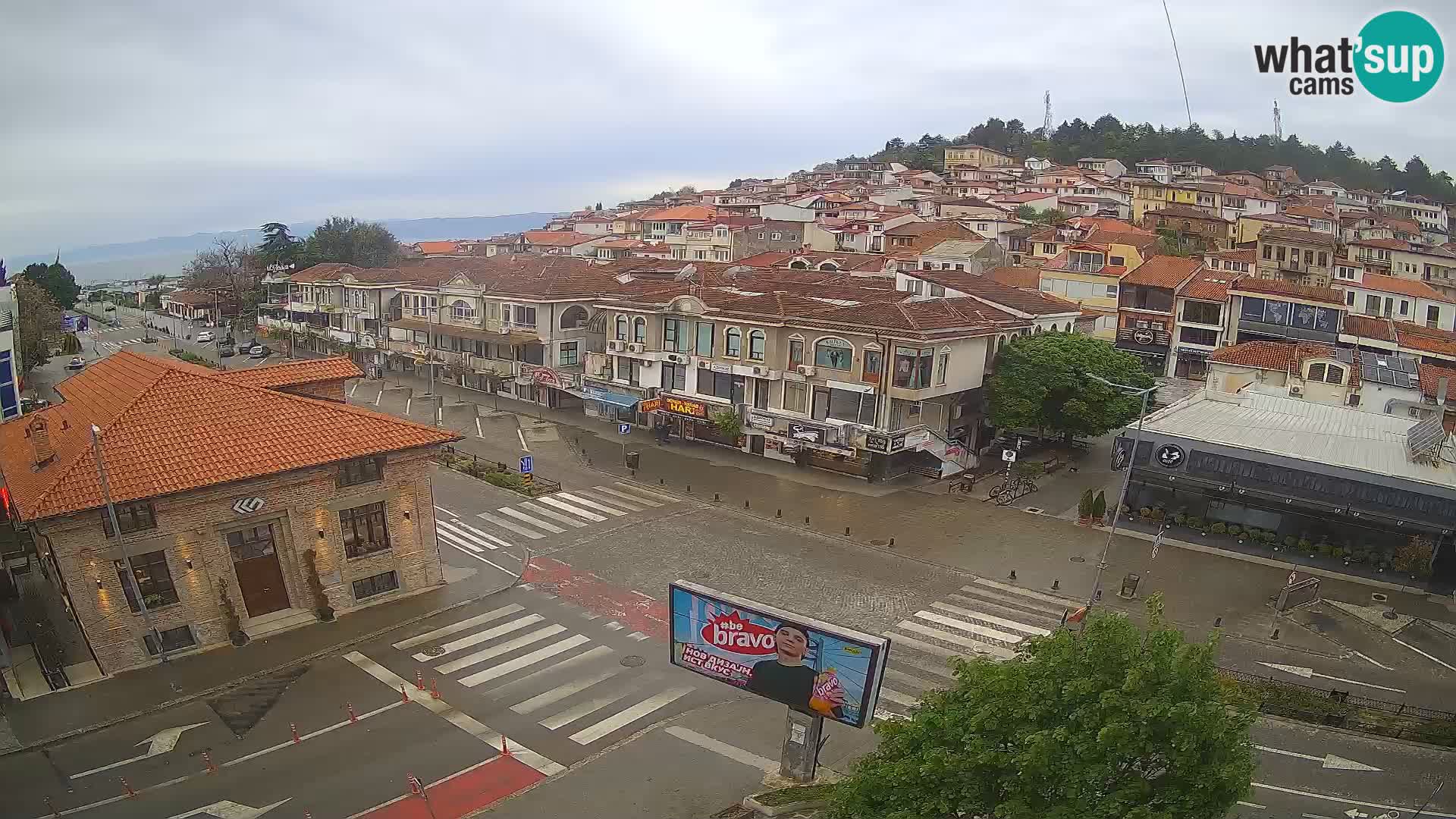 Webcam Ohrid old town and center