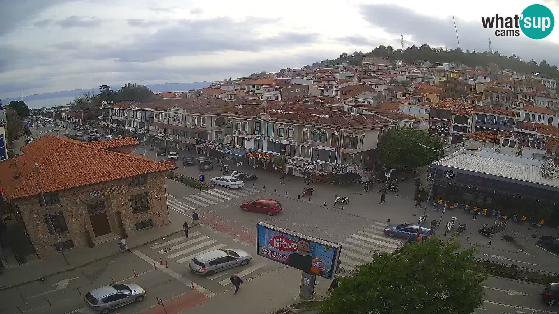 Webcam de la vieille ville et du centre d’Ohrid