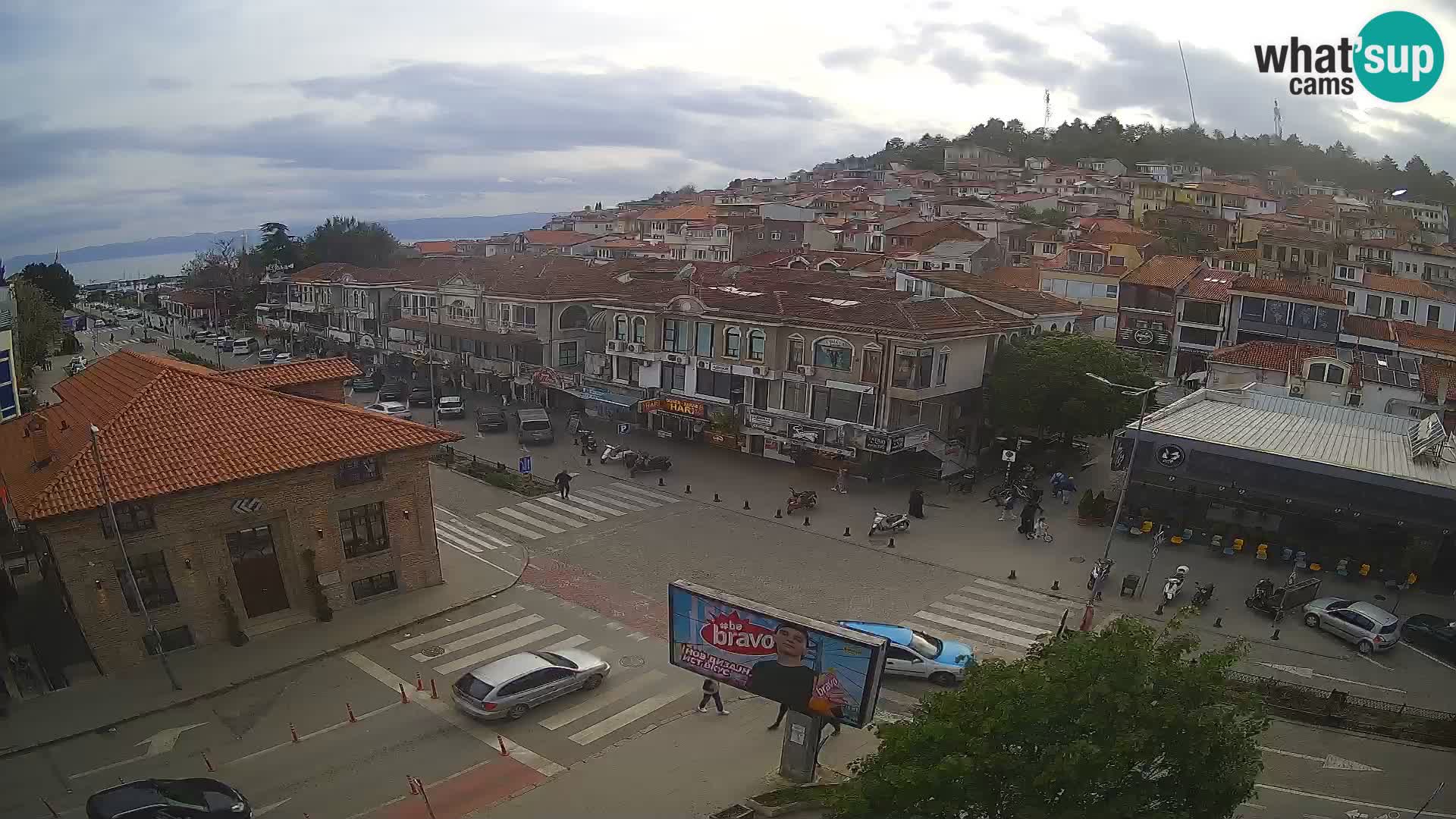 Webcam Ohrid old town and center